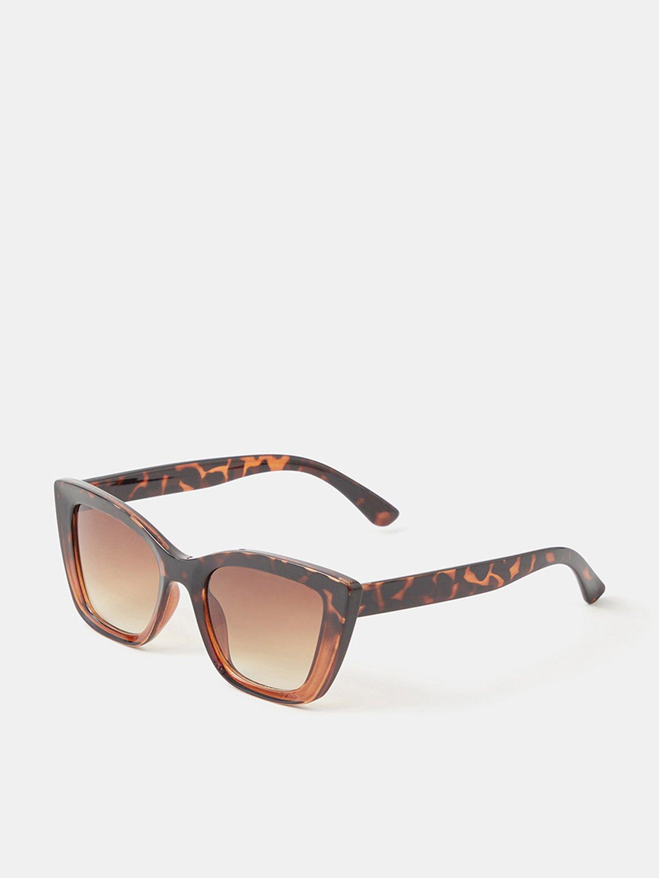 Accessorize Tort Cat Eye Sunglasses