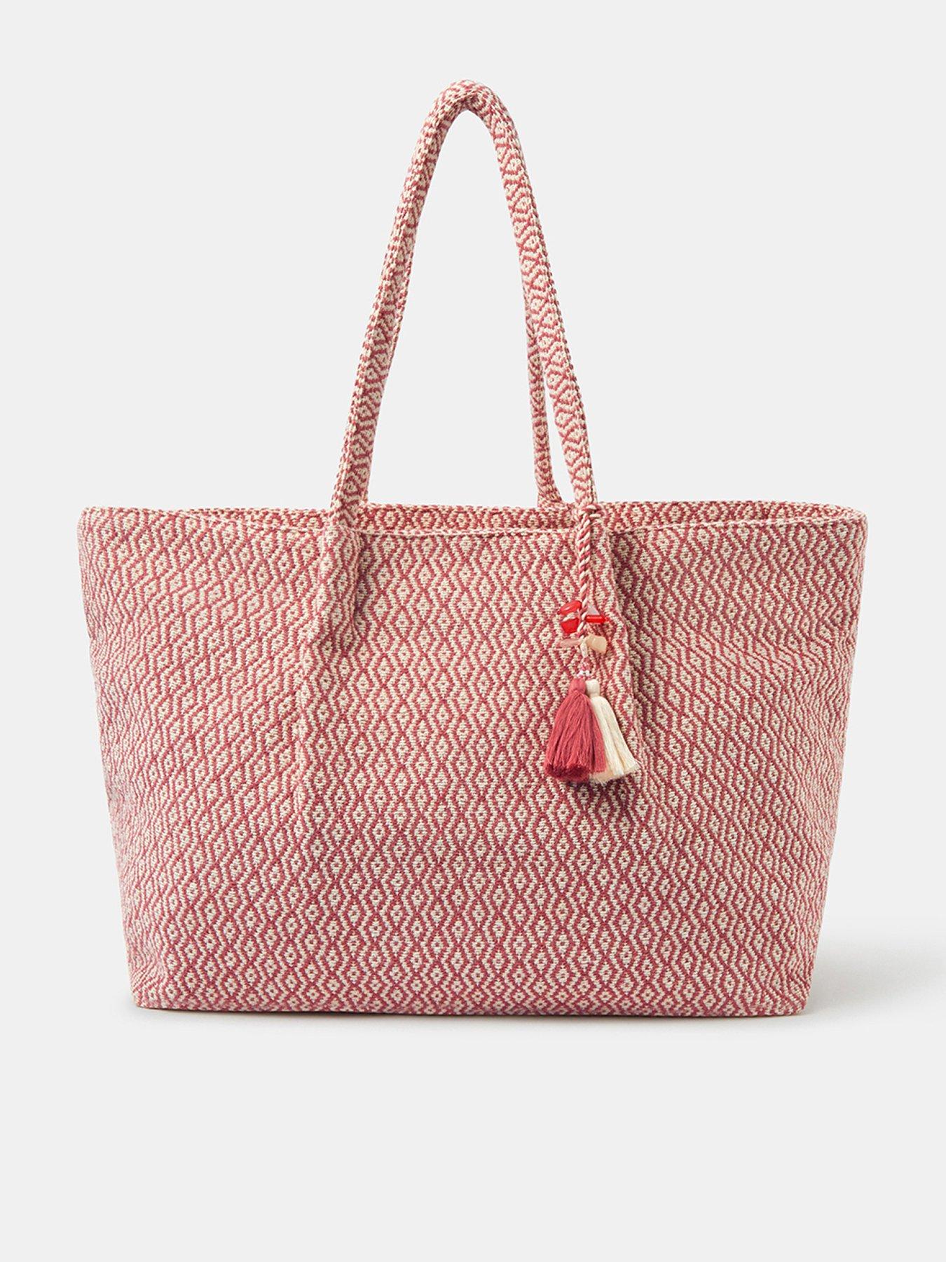 Accessorize Woven Aztec Shopper Bag