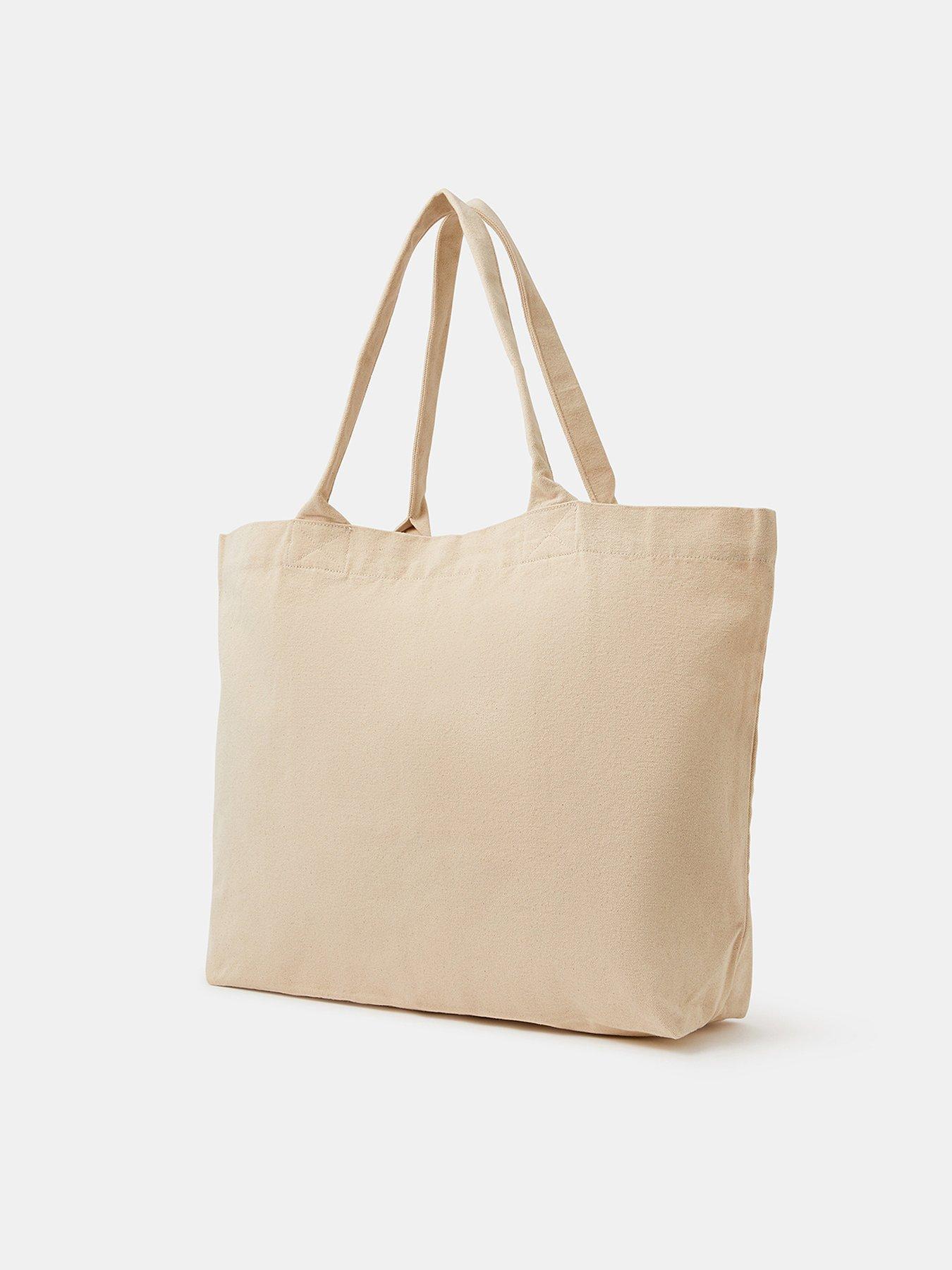  image of accessorize-strawberry-embellished-shopper-bag