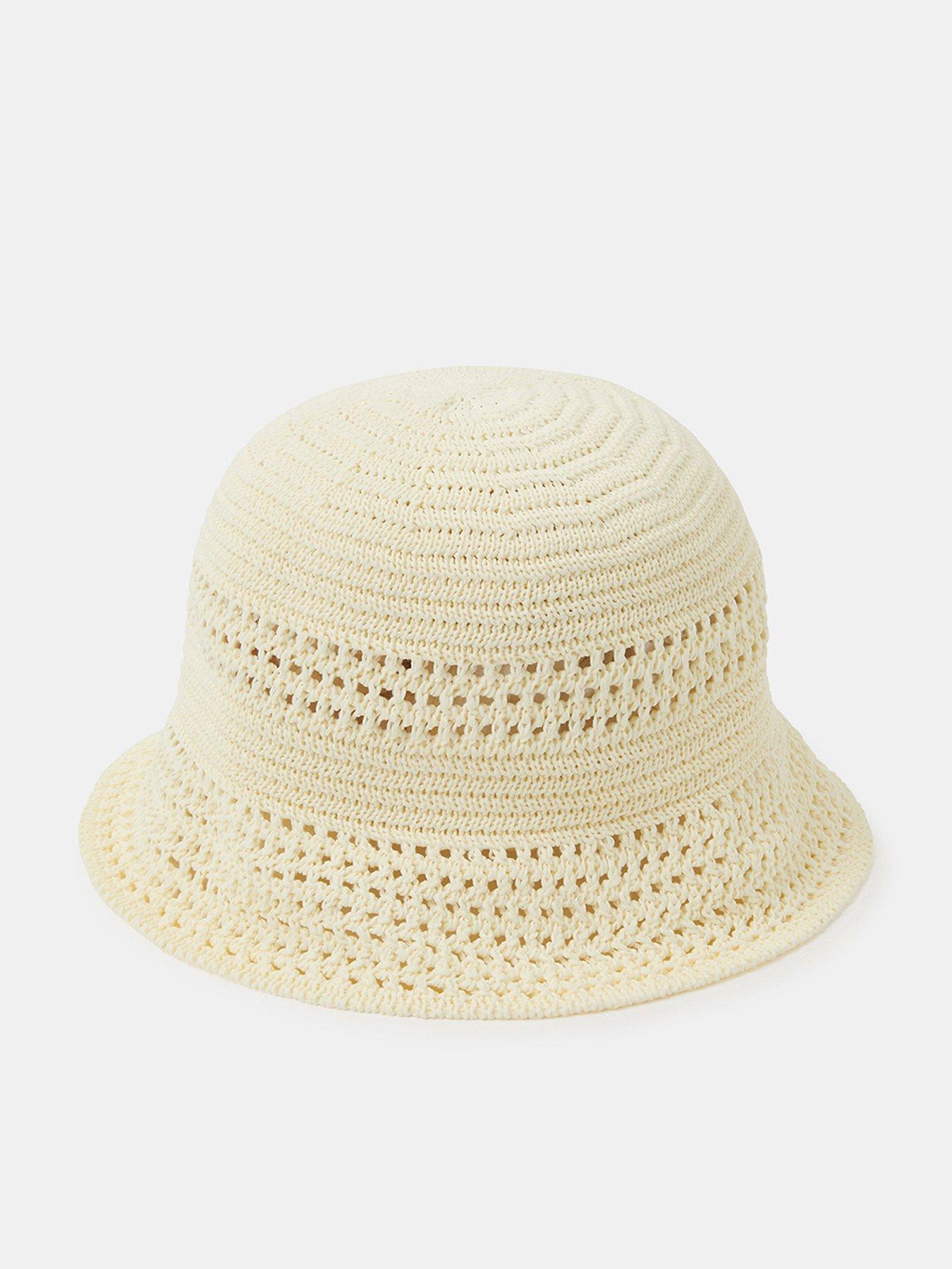 Accessorize Crochet Bucket Hat