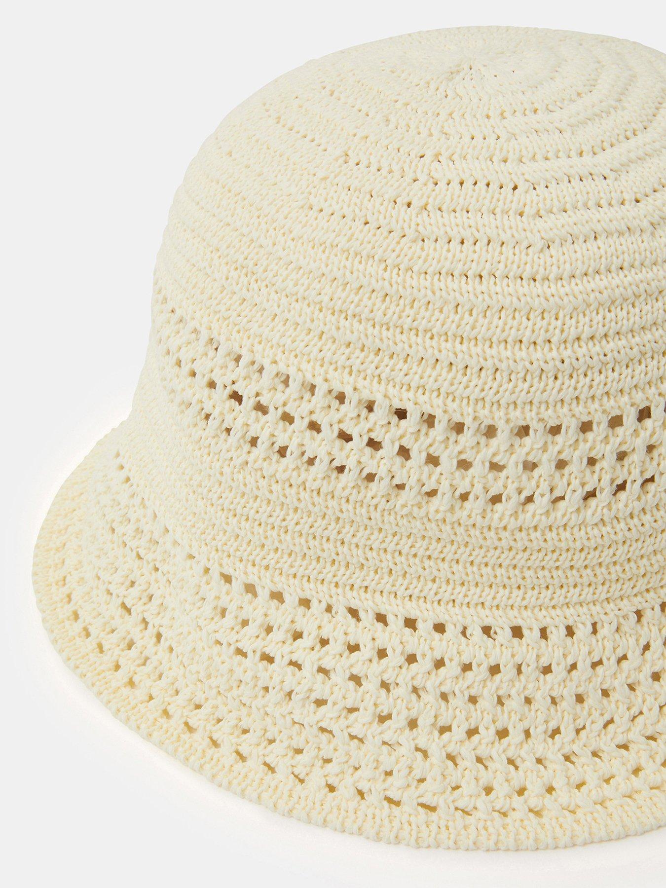  image of accessorize-crochet-bucket-hat