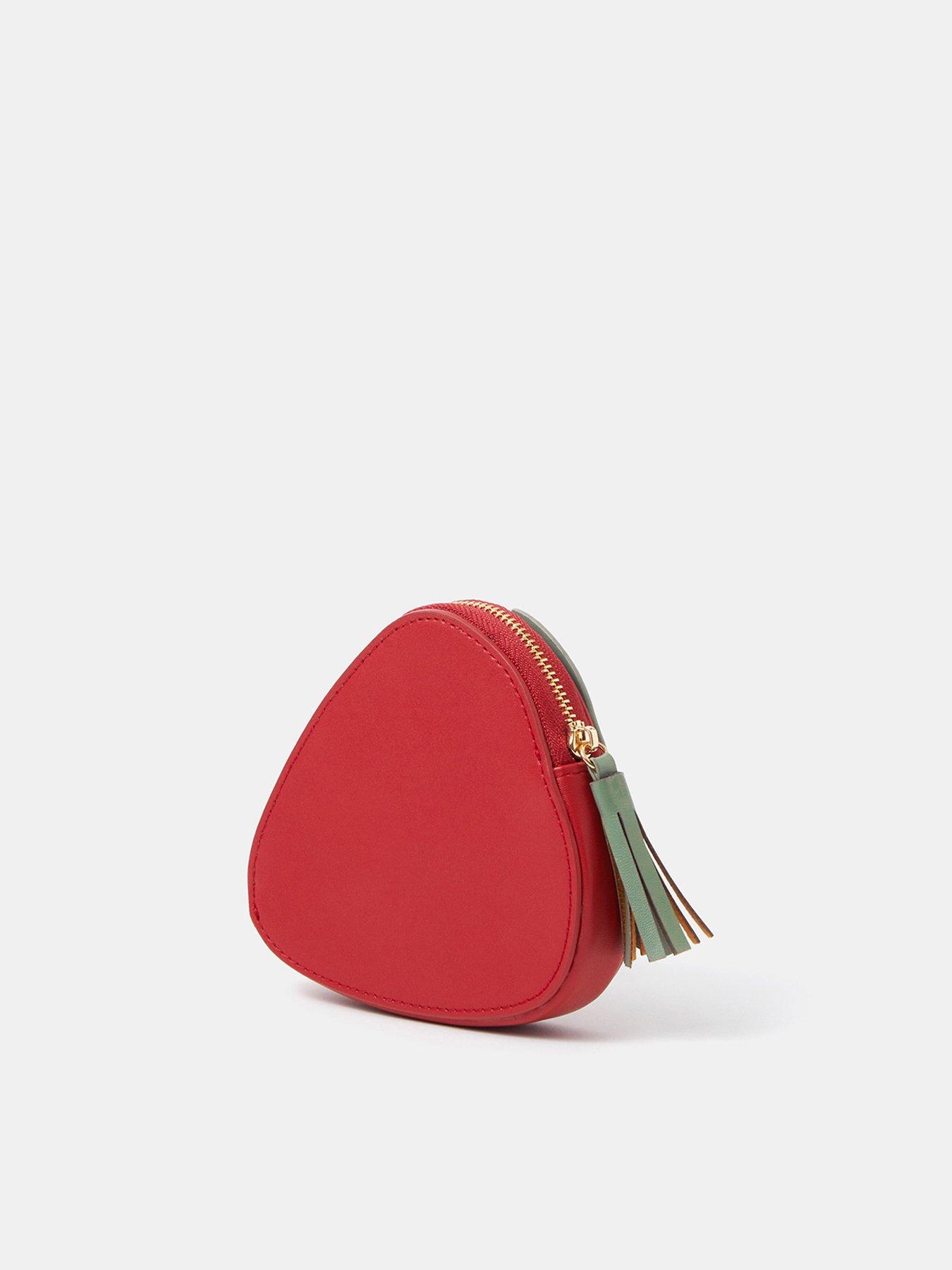 back image of accessorize-strawberry-coin-purse