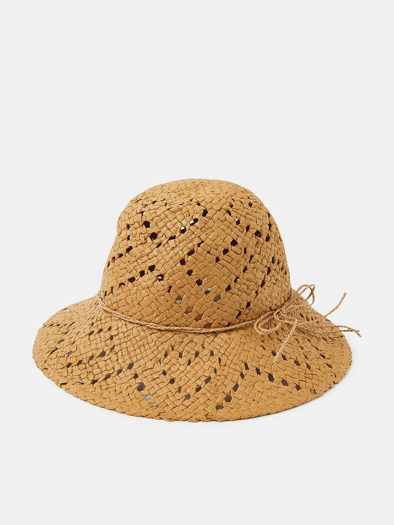 Accessorize Heart Woven Bucket Hat