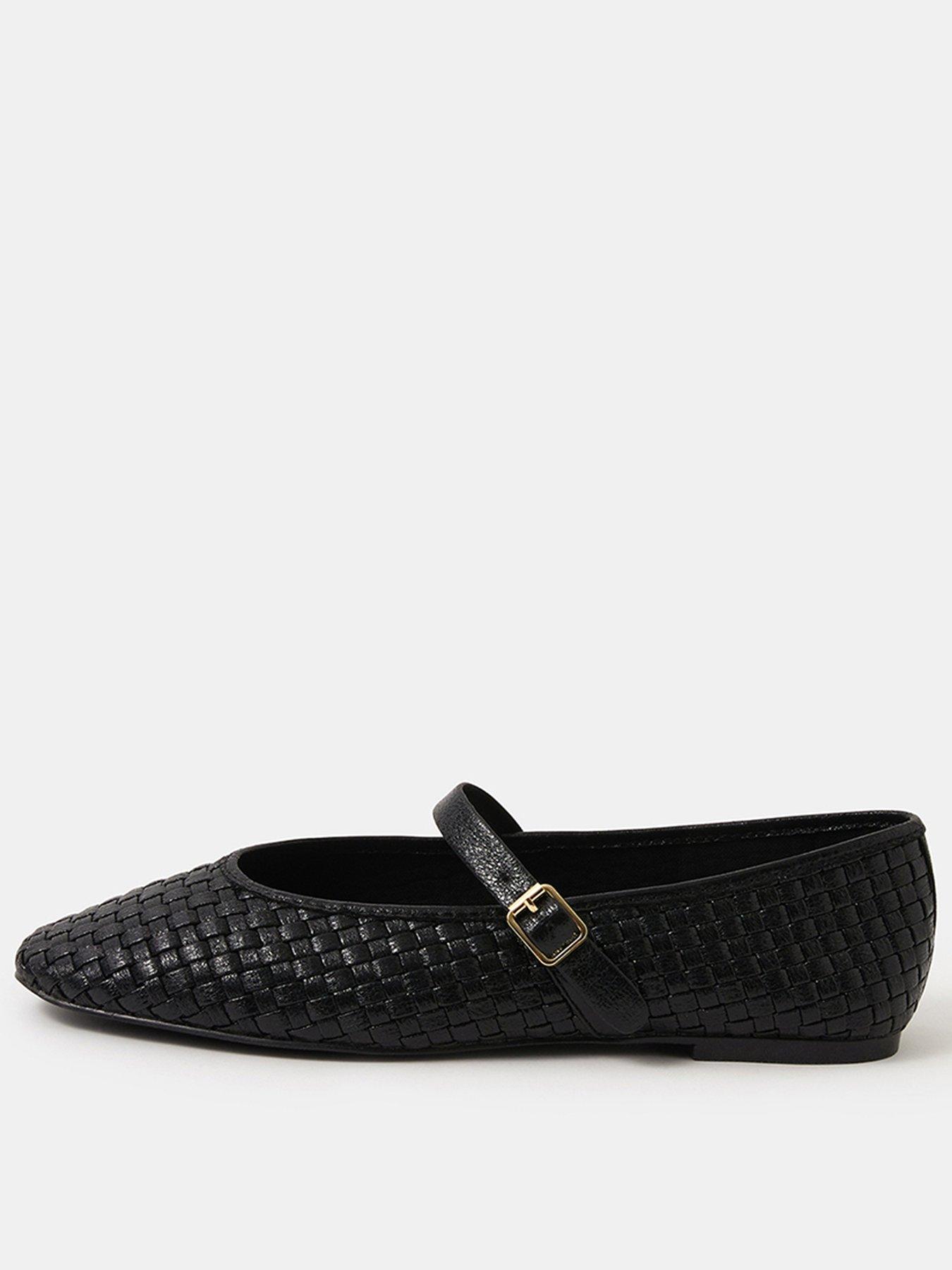 Accessorize Woven Mary Jane Ballet Flats