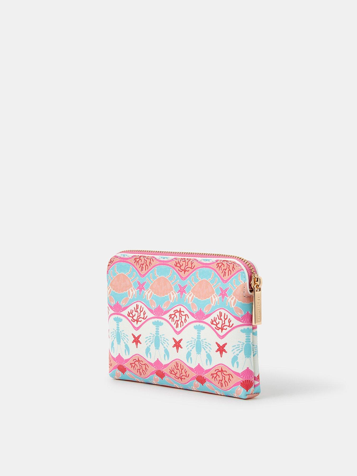  image of accessorize-crab-print-coin-purse