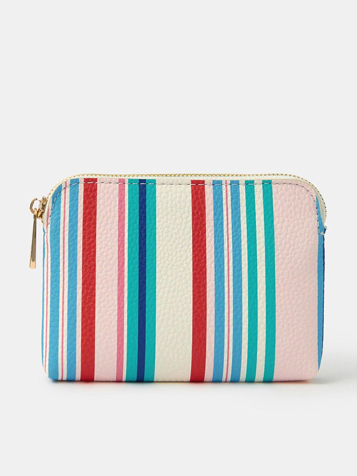  image of accessorize-stripe-coin-purse