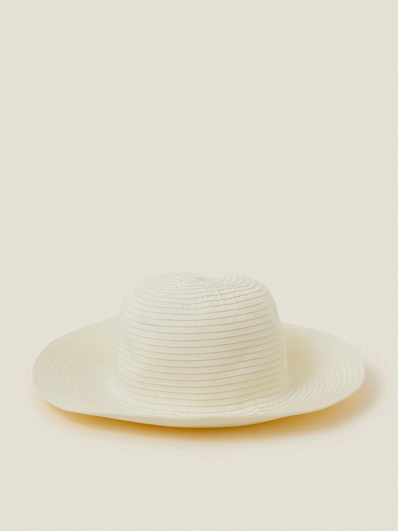 Image 1 of 3 of Accessorize Packable Ribbed Bucket Hat Natural