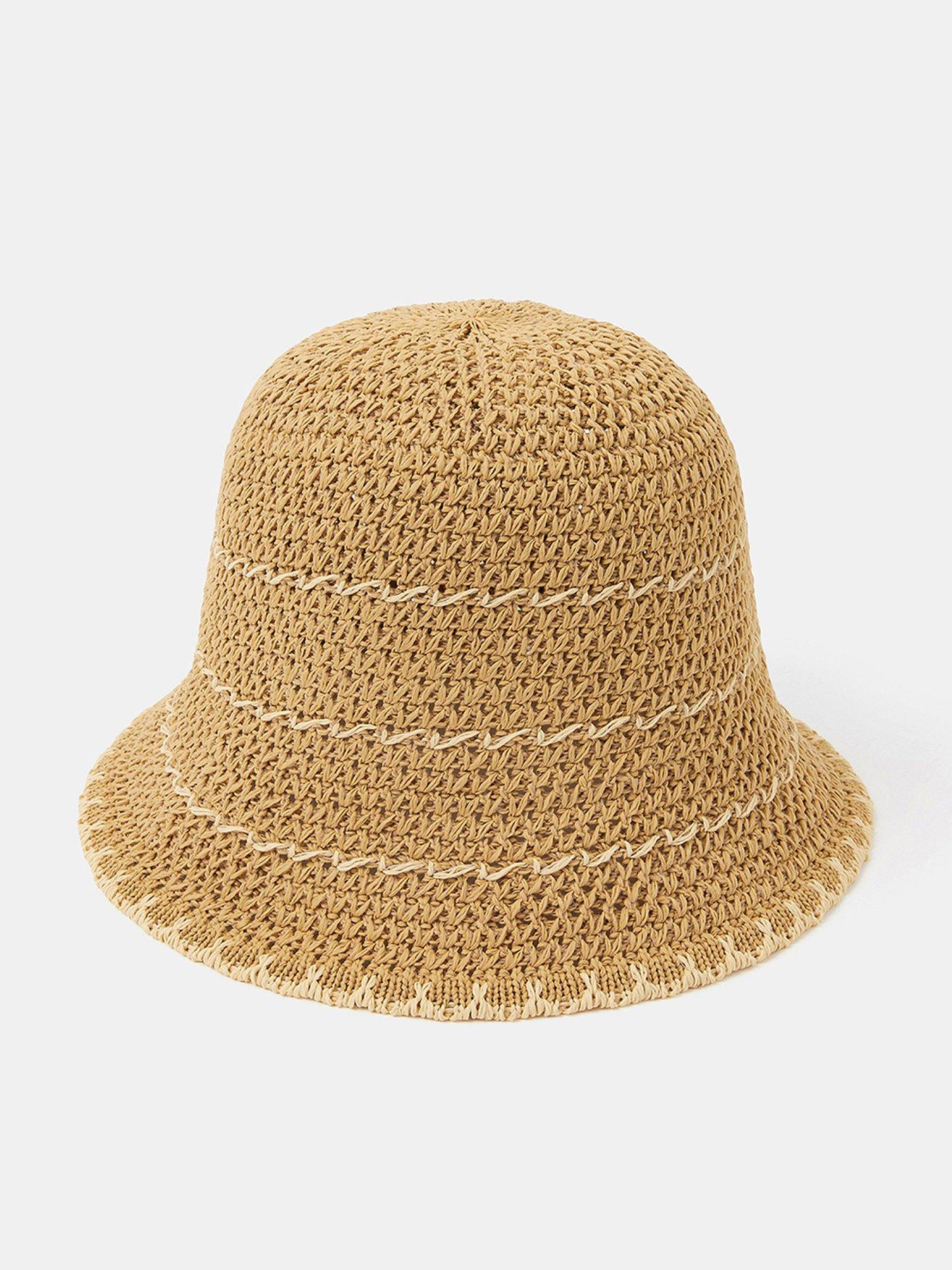  image of accessorize-woven-bucket-hat