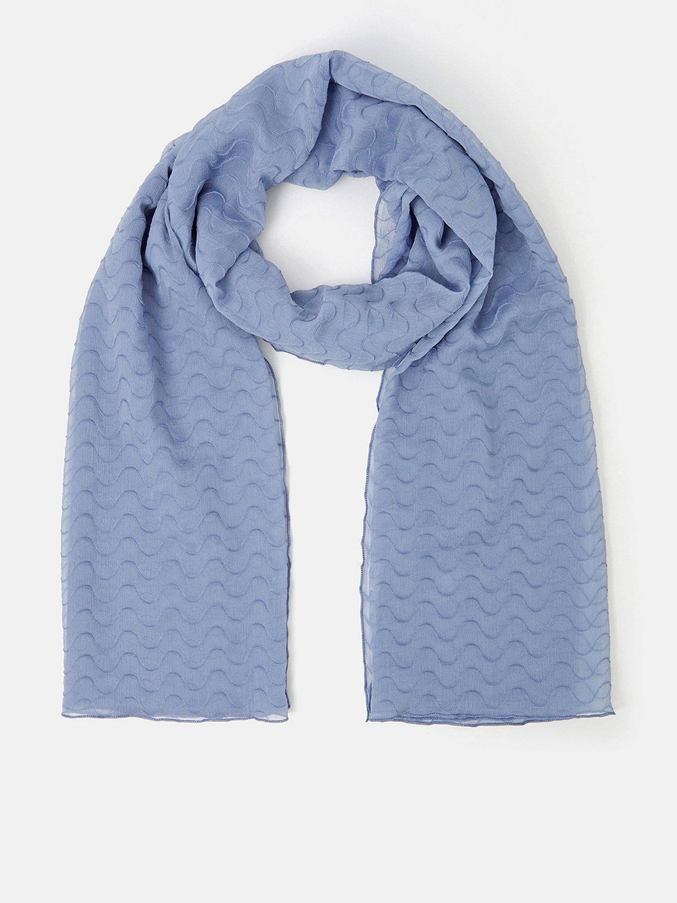 Accessorize Lightweight Wave Stitch Scarf