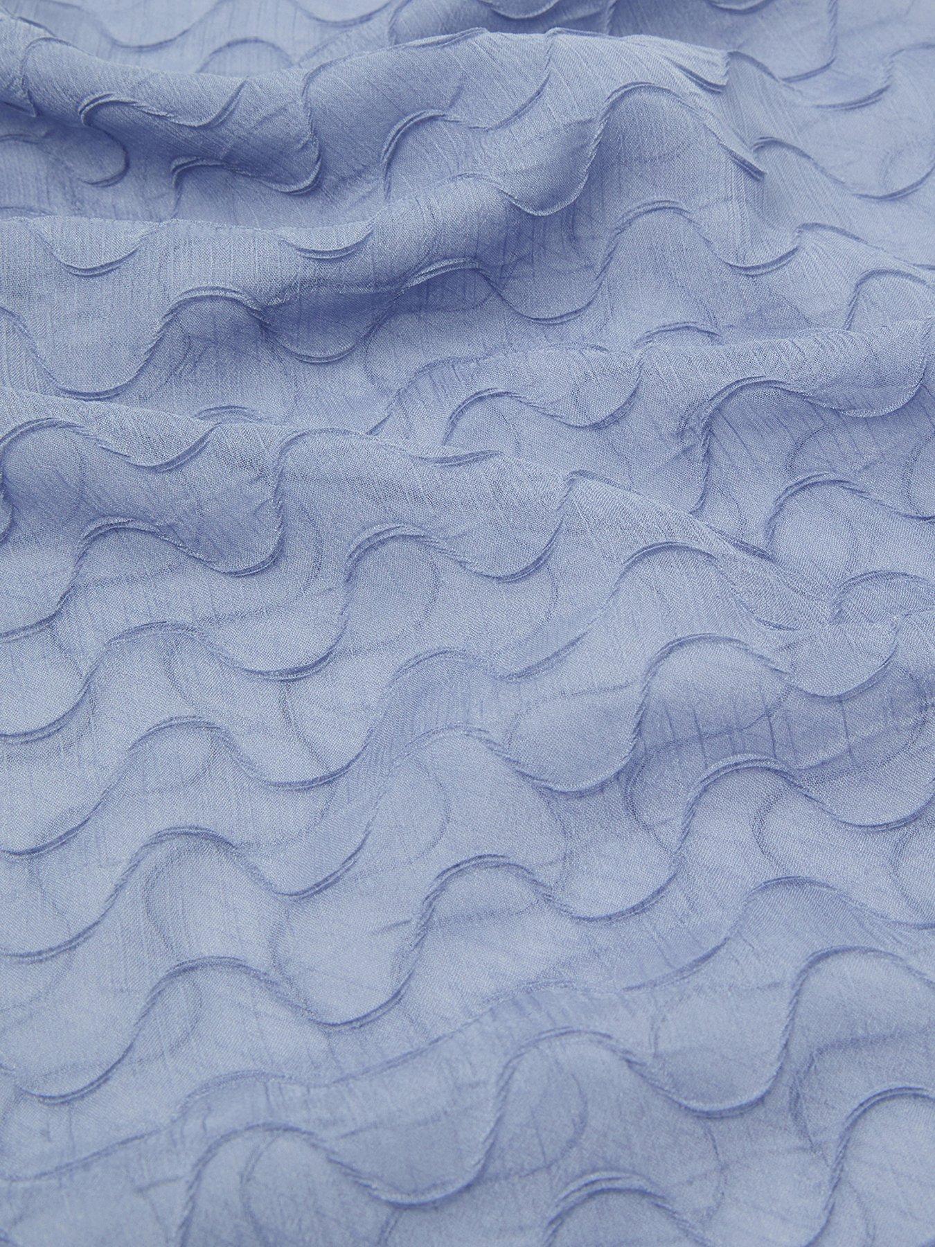 Image 3 of 3 of Accessorize Lightweight Wave Stitch Scarf