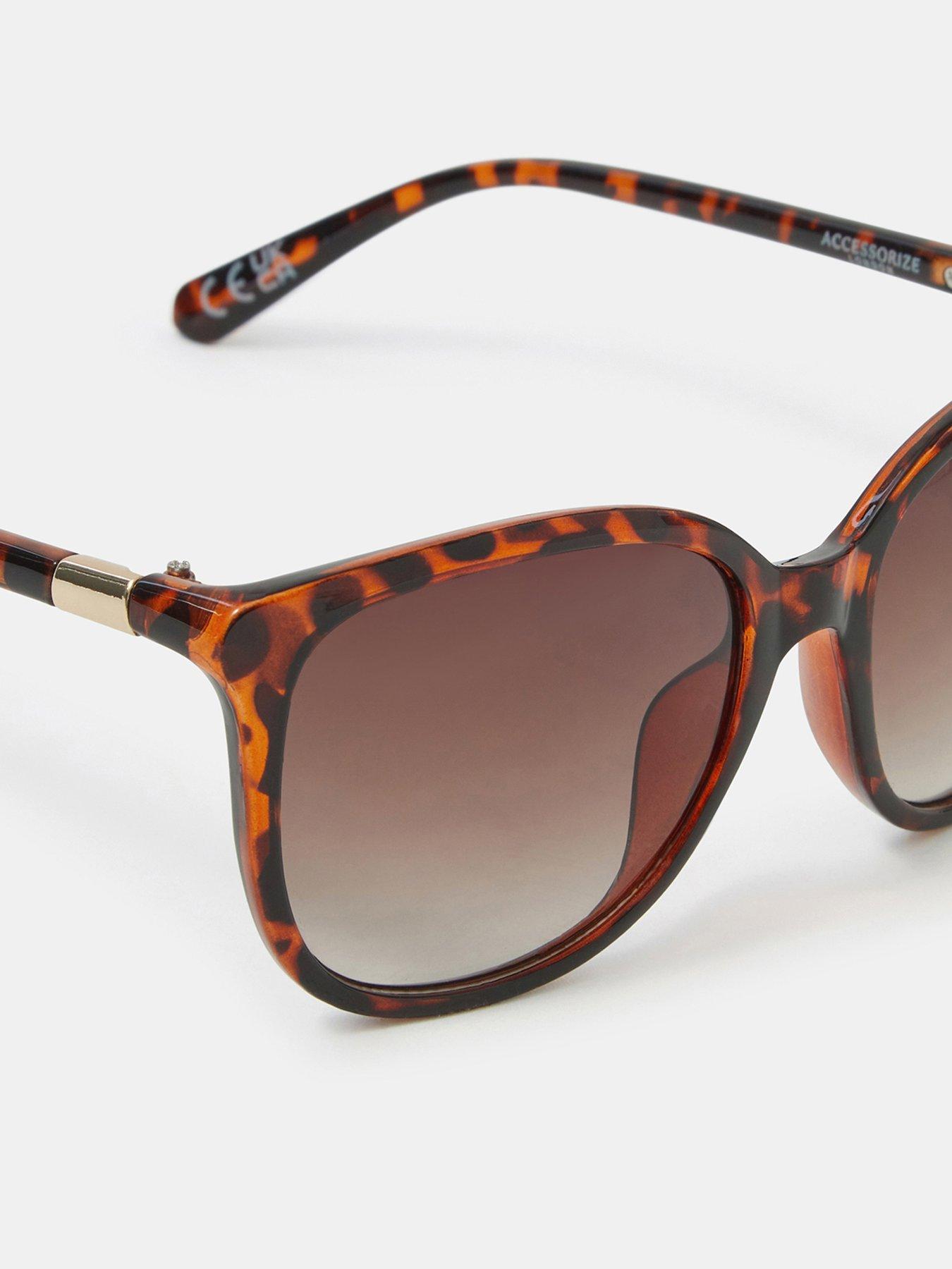 image of accessorize-tort-preppy-sunglasses