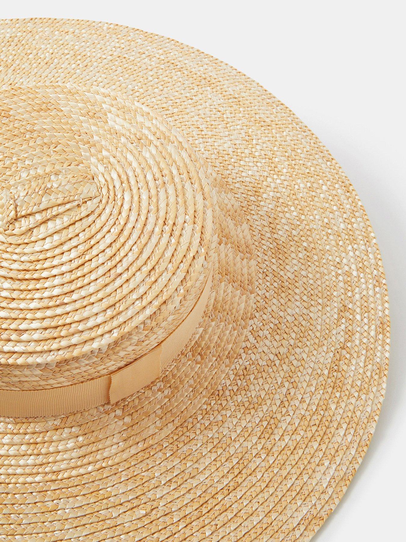  image of accessorize-straw-boater-fascinator