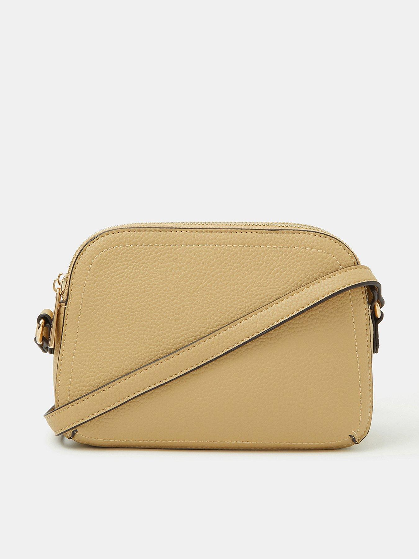 Accessorize Double Zip Crossbody Bag