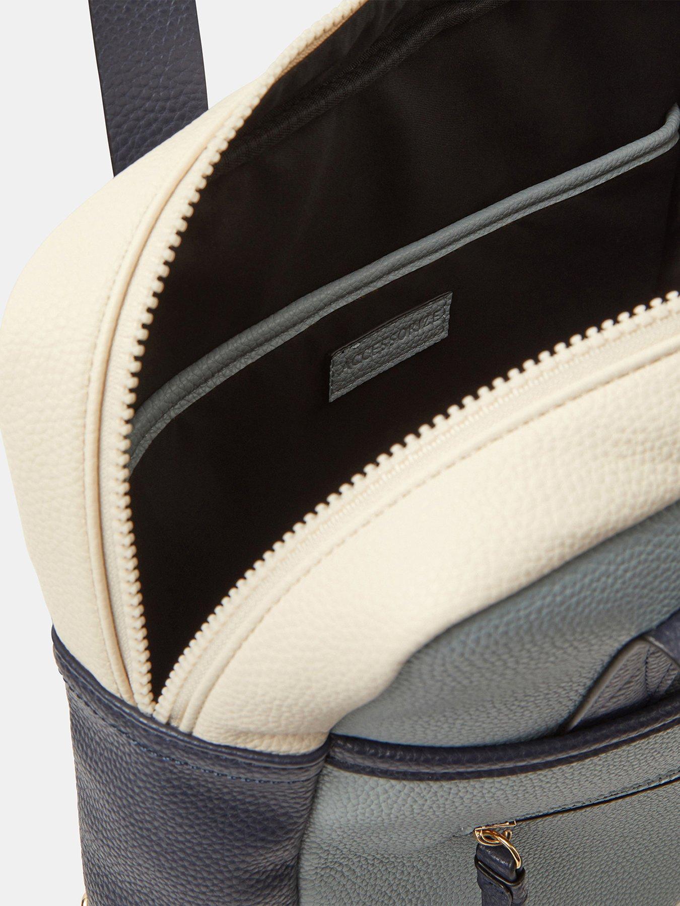Image 5 of 5 of Accessorize Faux Leather Backpack