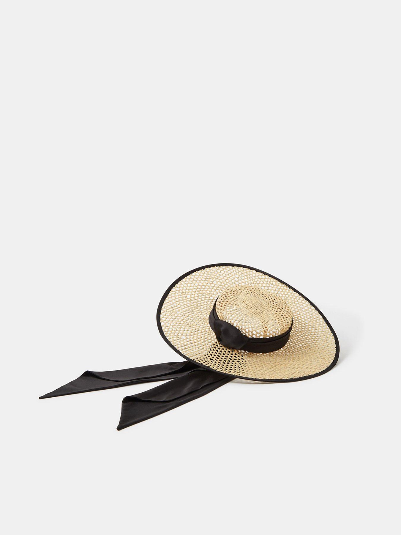  image of accessorize-woven-boater-fascinator