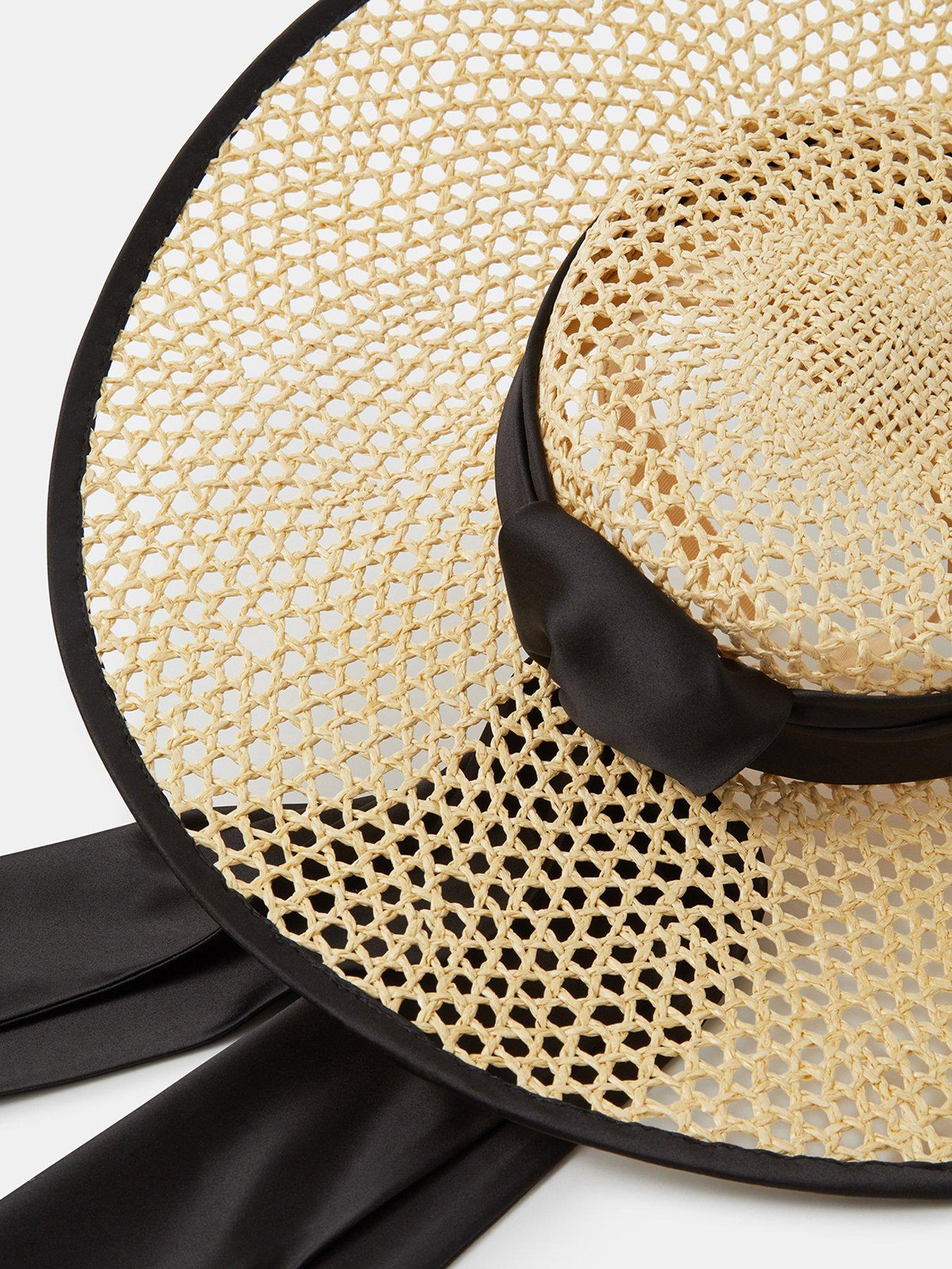  image of accessorize-woven-boater-fascinator