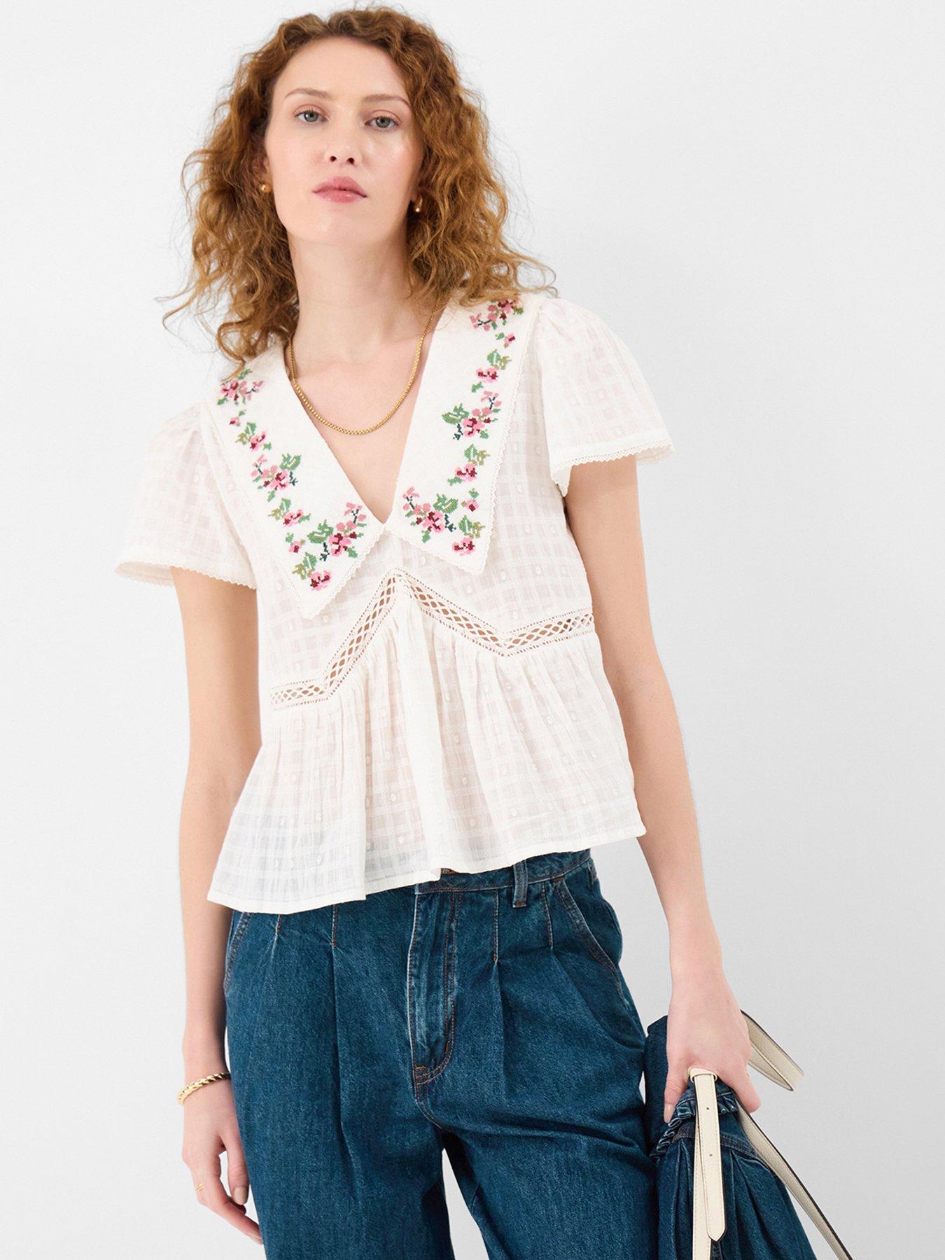 front image of accessorize-floral-embroidered-collar-blouse