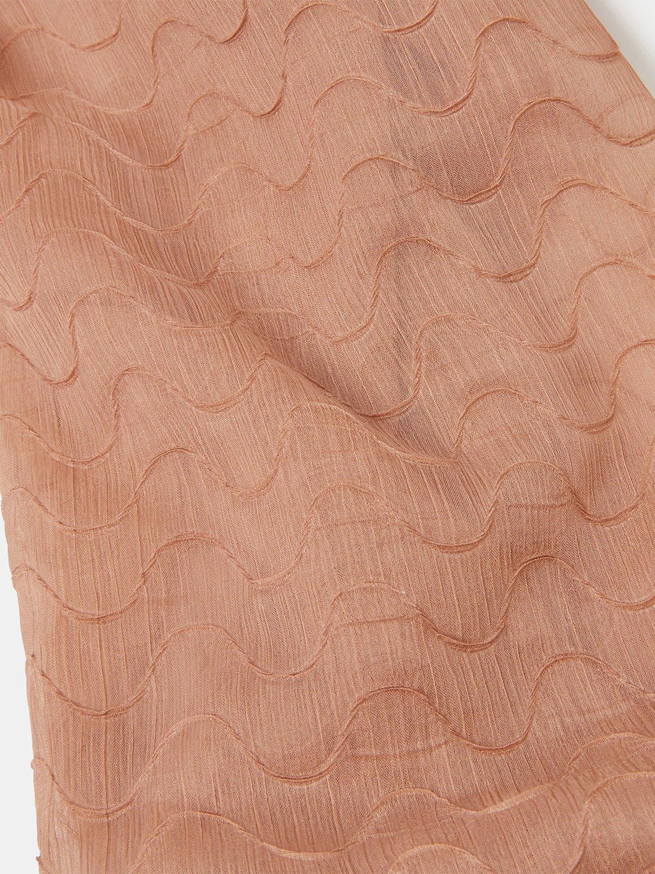  image of accessorize-lightweight-wave-stitch-scarf