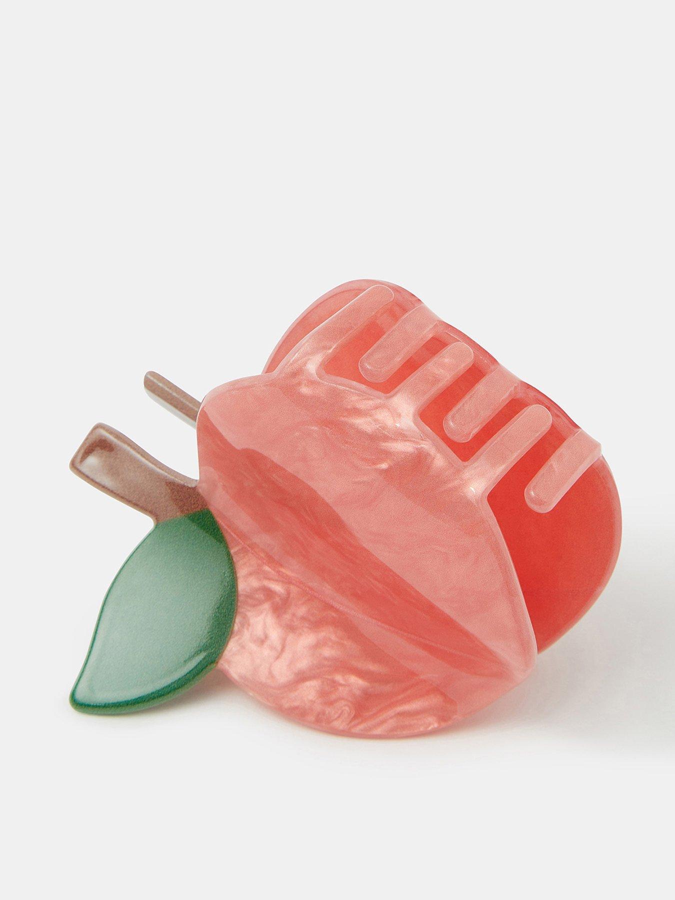  image of accessorize-peach-claw-clip