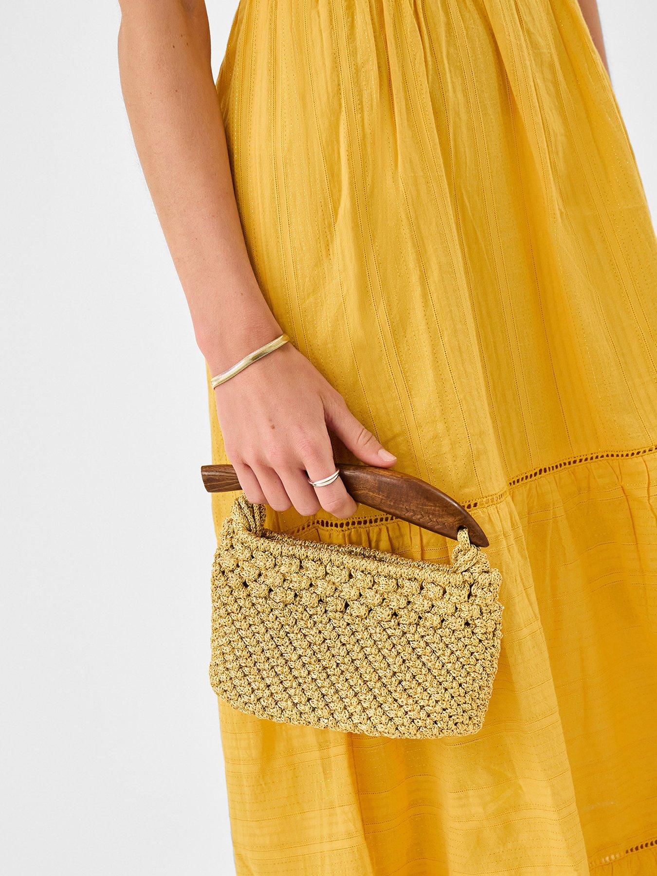 stillFront image of accessorize-fish-handle-woven-crossbody-bag