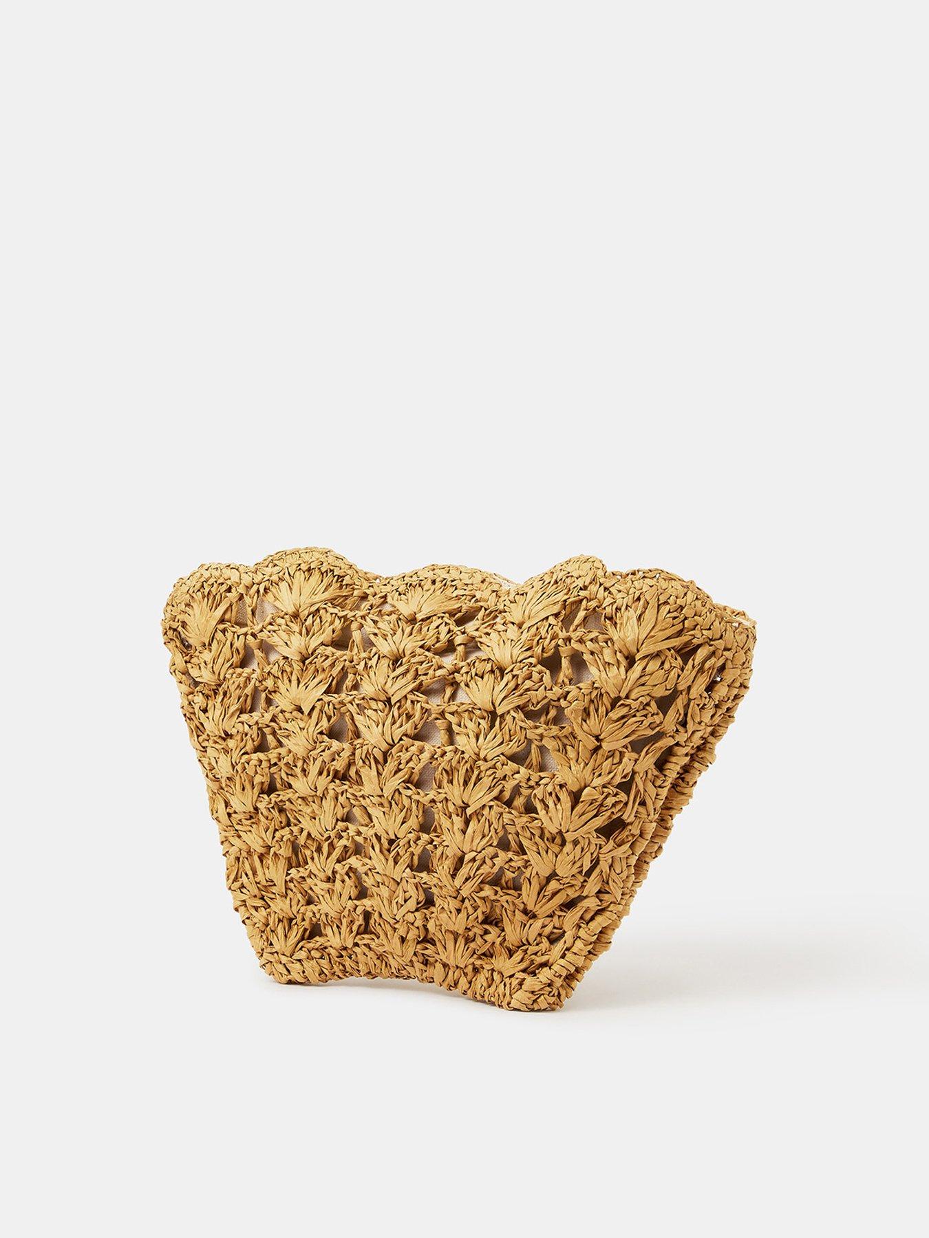  image of accessorize-pearl-shell-wristlet-bag