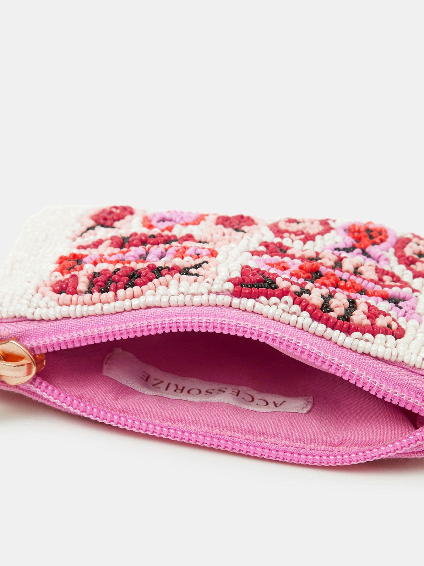  image of accessorize-fish-beaded-coin-purse