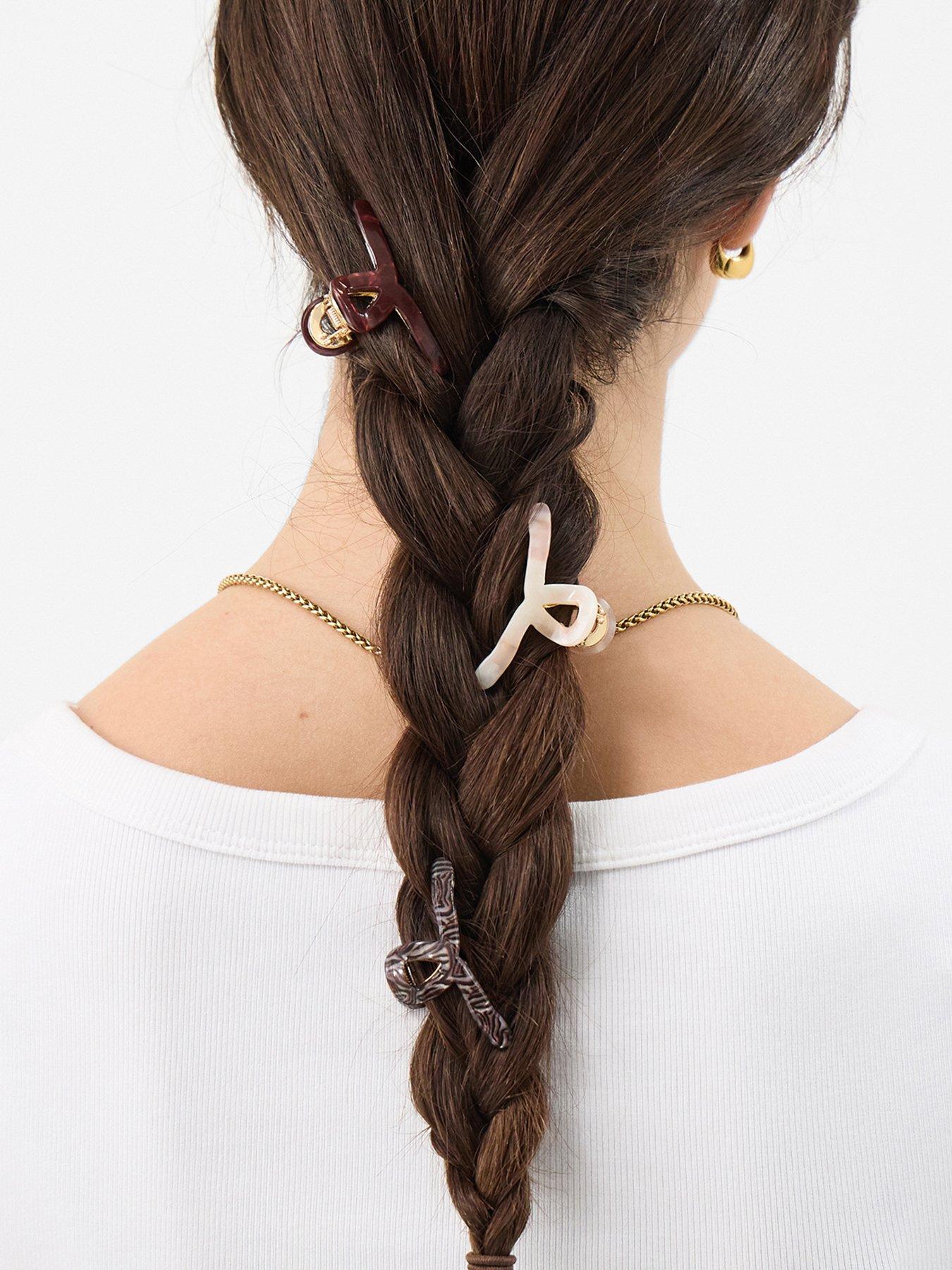 stillFront image of accessorize-3-pack-mini-twist-claw-clips