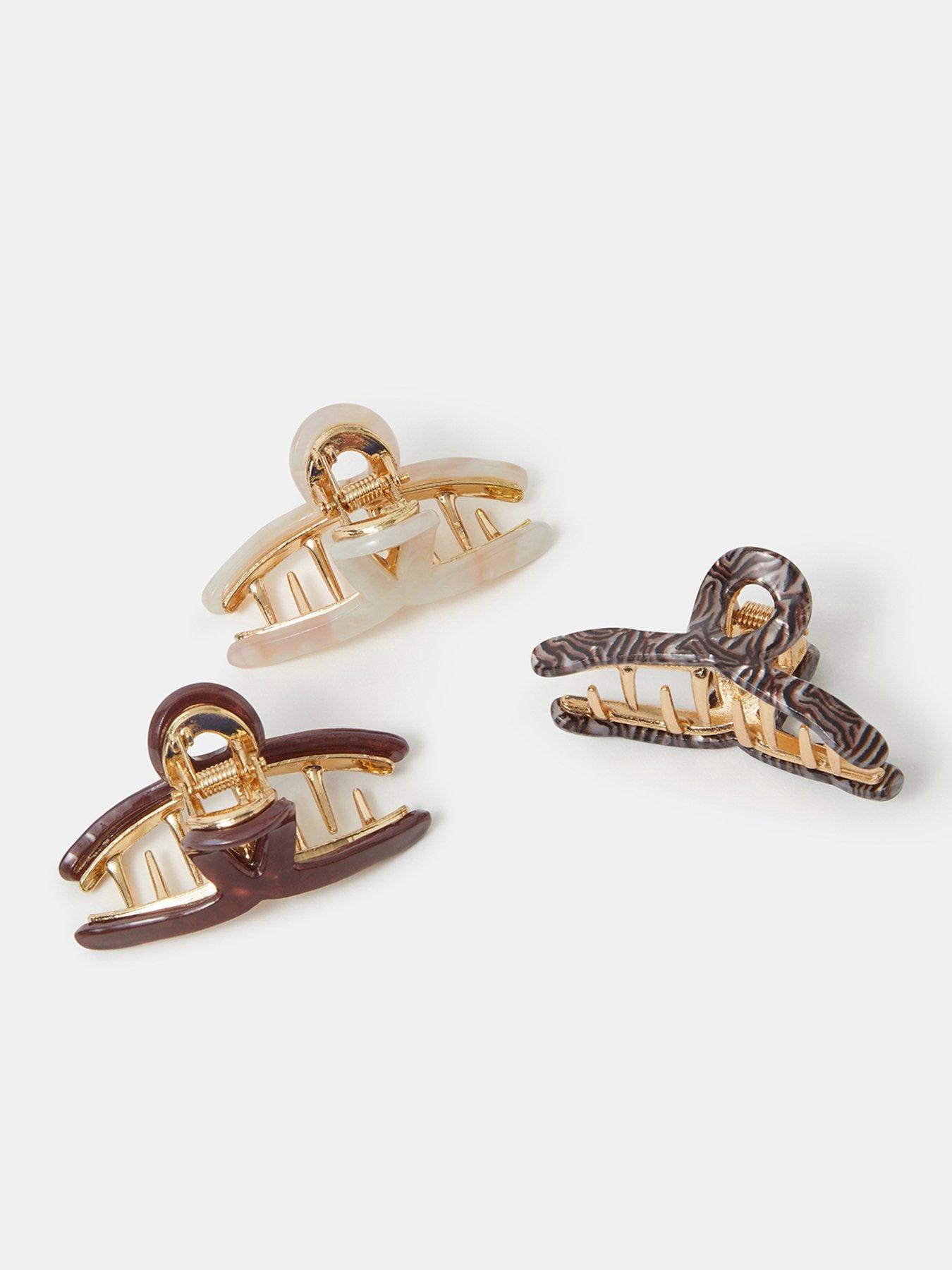  image of accessorize-3-pack-mini-twist-claw-clips
