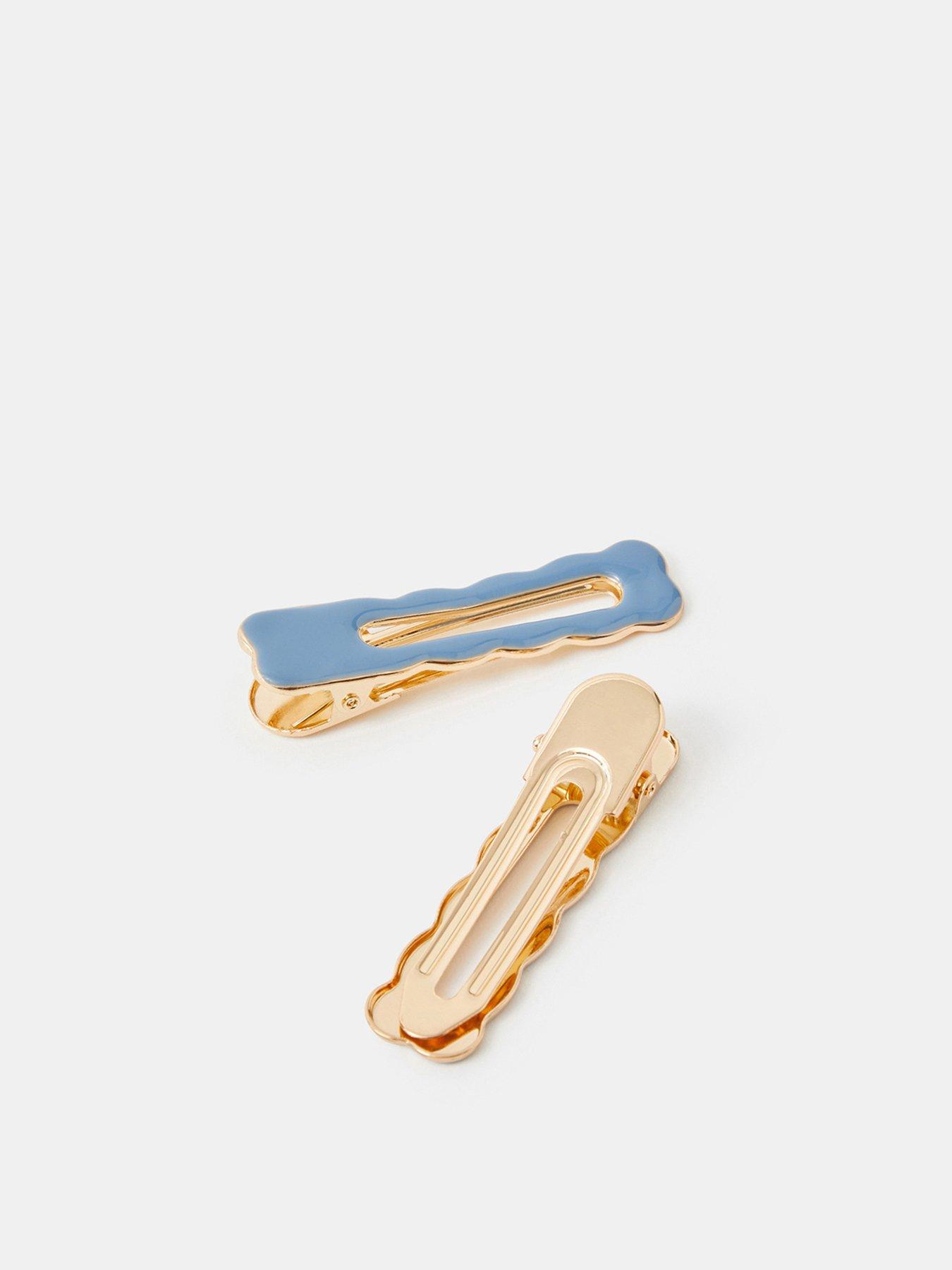  image of accessorize-2-pack-wiggly-enamel-salon-hair-clips