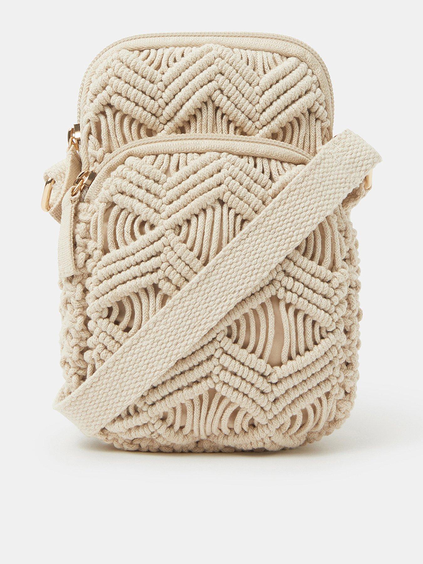 Accessorize Macrame Phone Bag