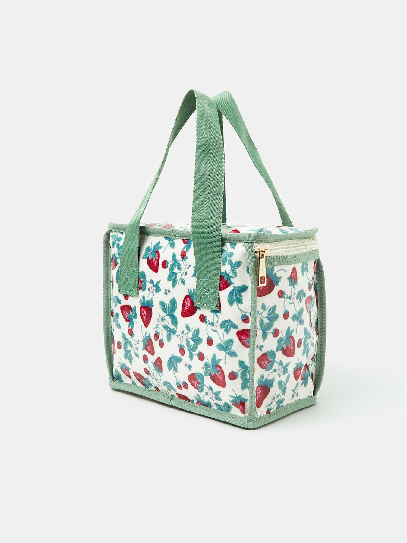 Image 2 of 4 of Accessorize Strawberry Print Lunch Bag