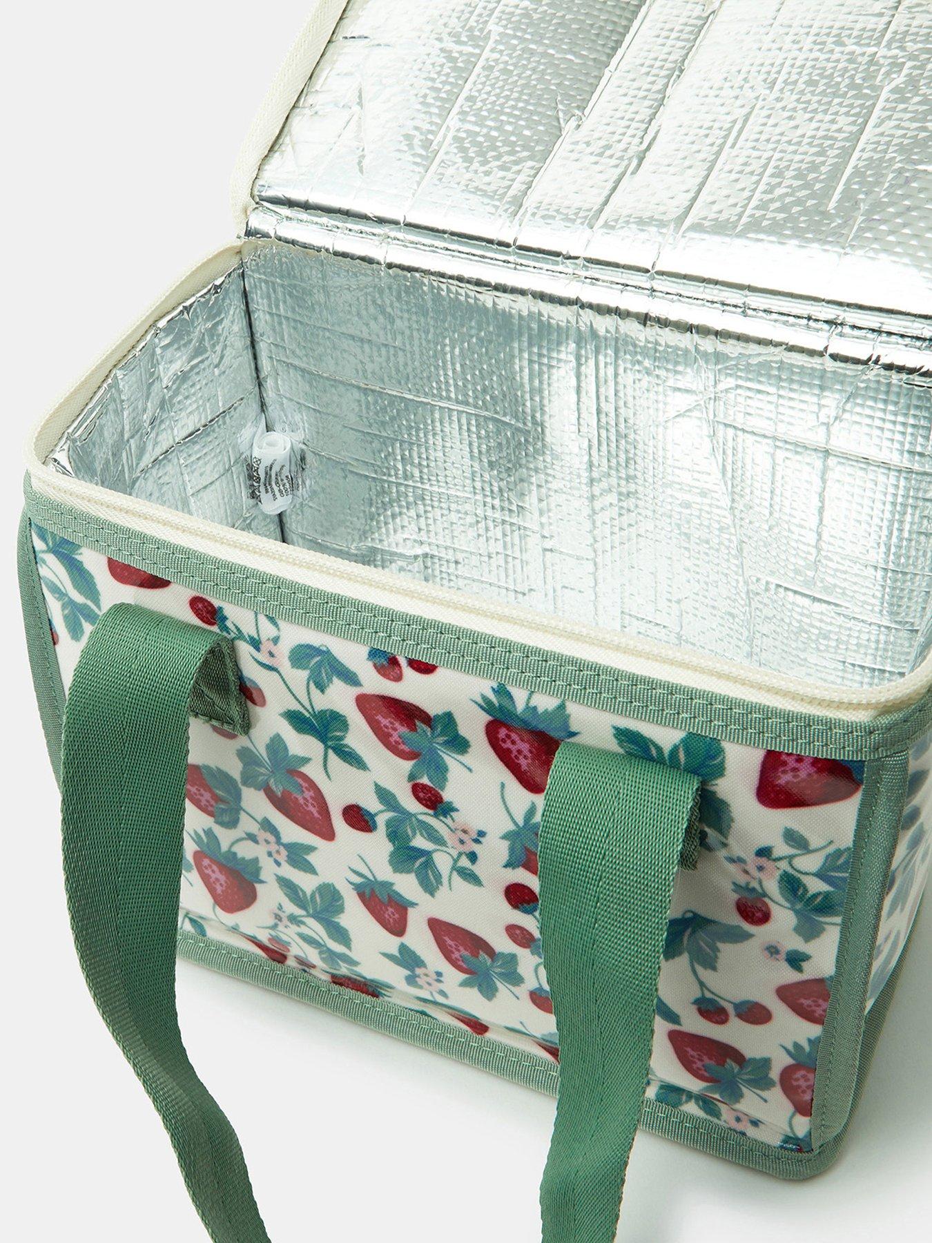 Image 3 of 4 of Accessorize Strawberry Print Lunch Bag