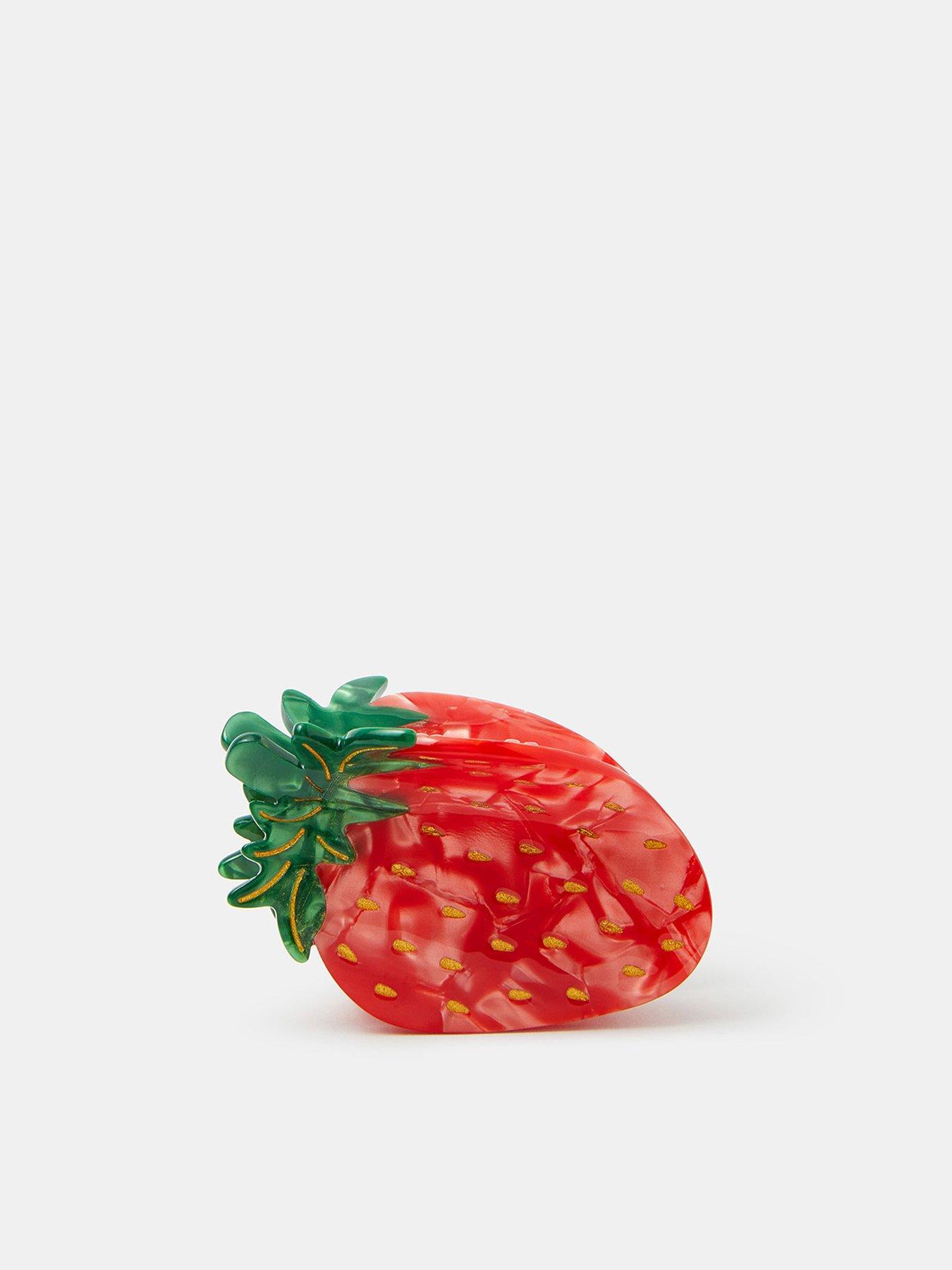  image of accessorize-strawberry-claw-clip