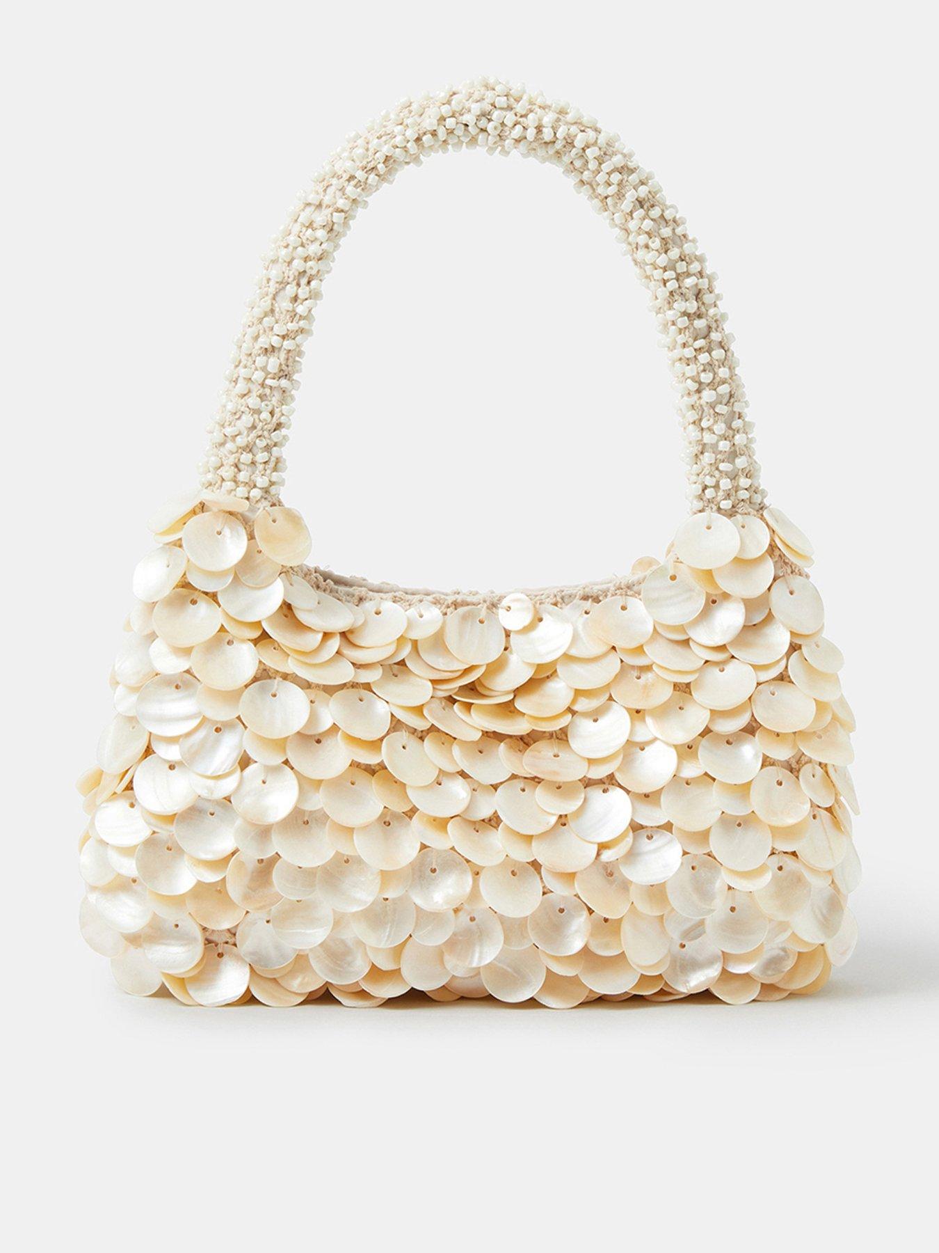 Accessorize Mother Of Pearl Beaded Bag