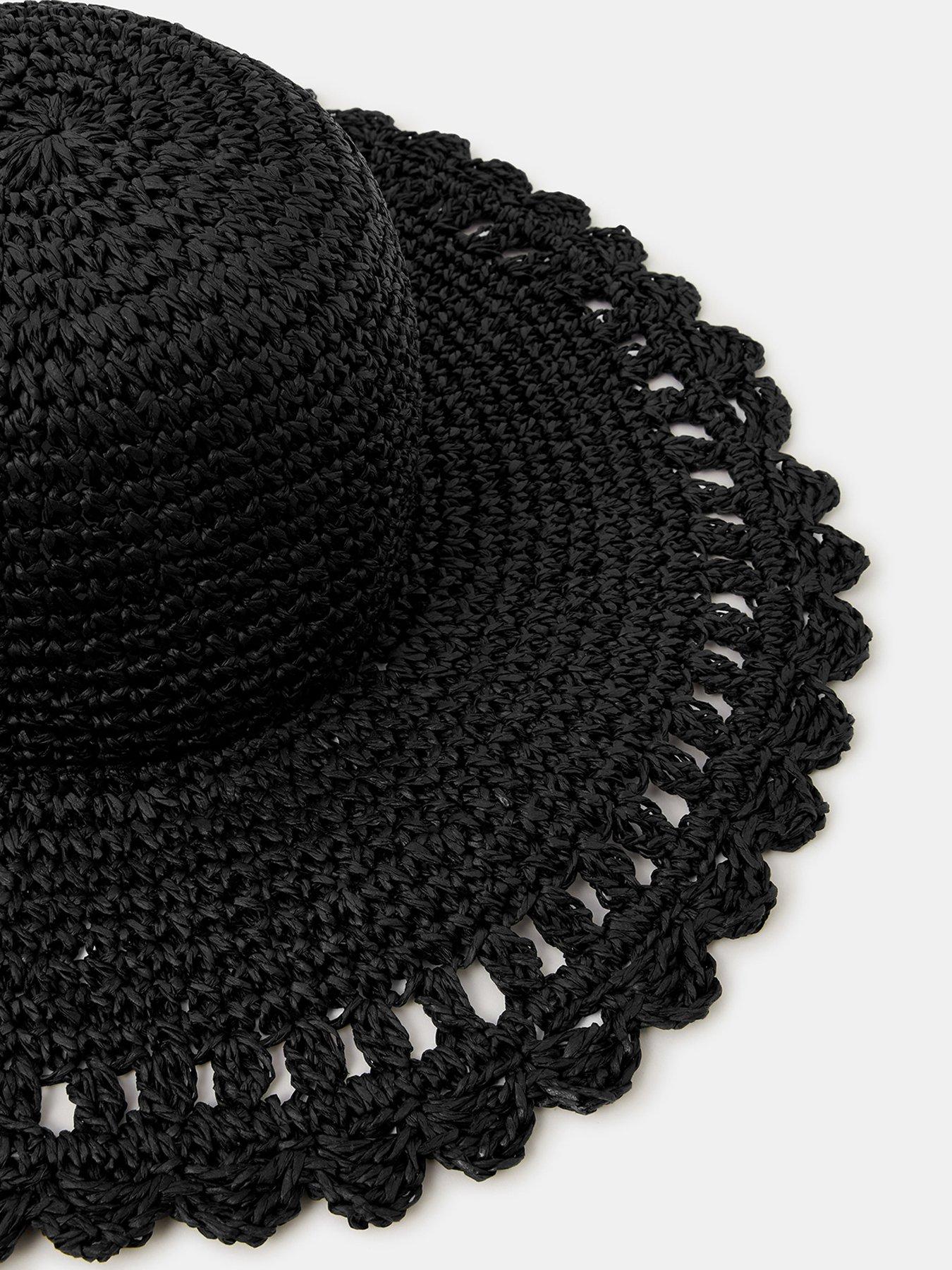  image of accessorize-crochet-floppy-hat