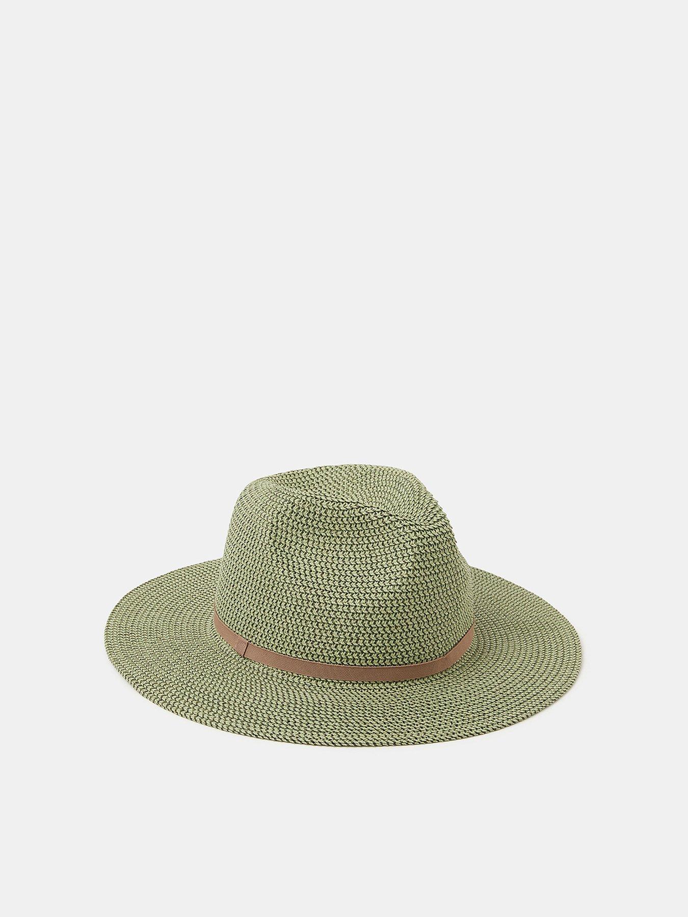 back image of accessorize-woven-panama-hat