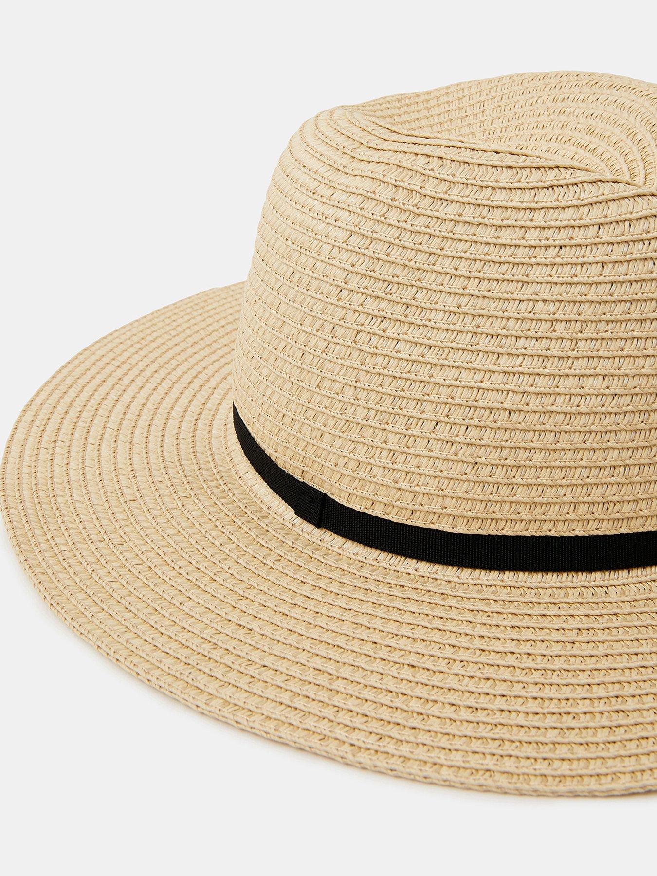  image of accessorize-woven-panama-hat
