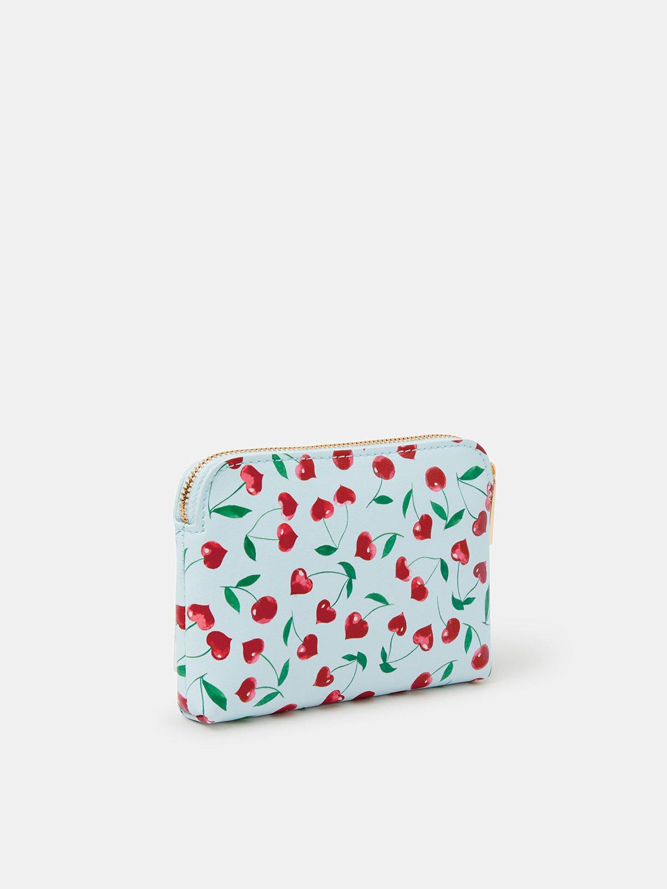  image of accessorize-cherry-print-coin-purse