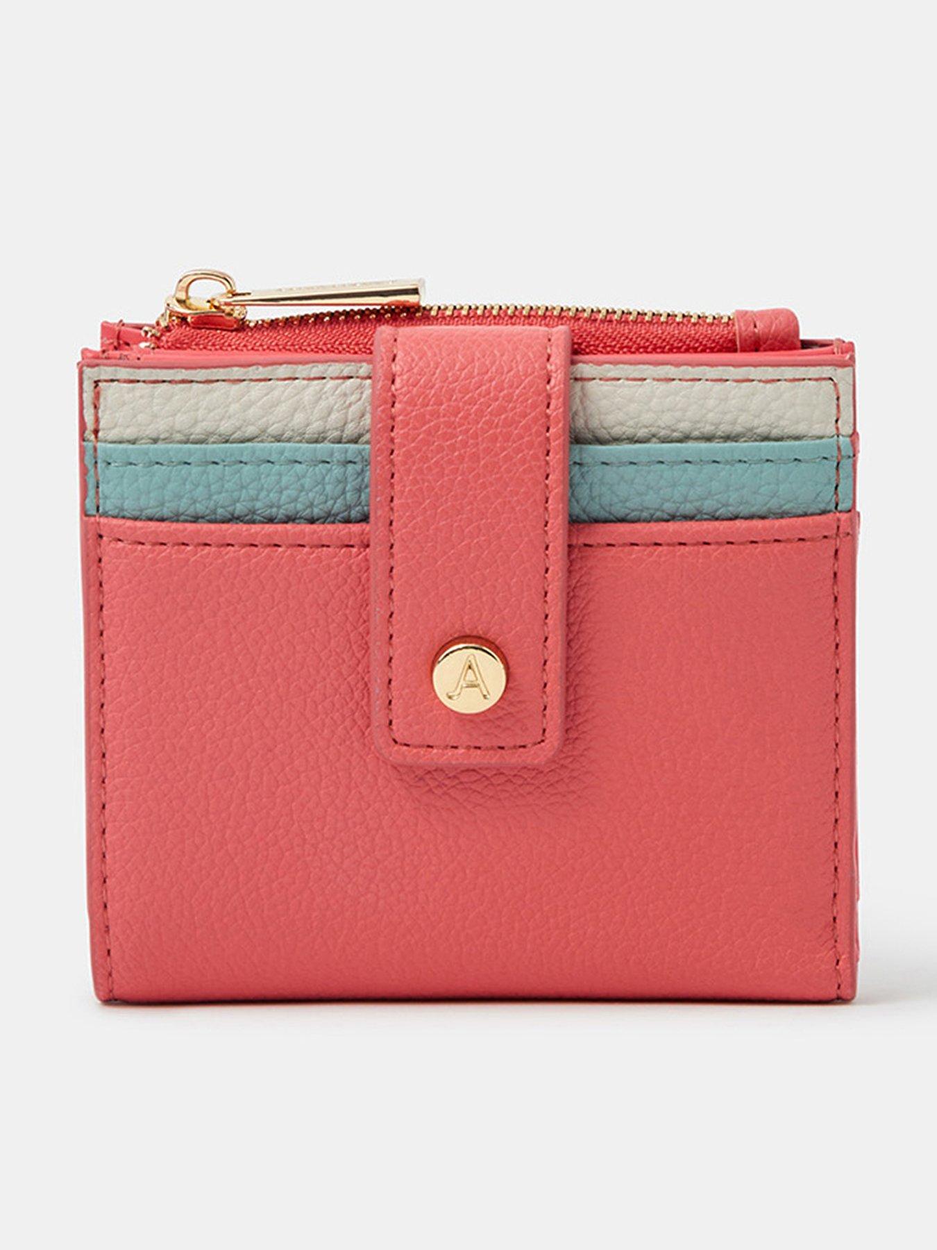  image of accessorize-compact-colourblock-purse
