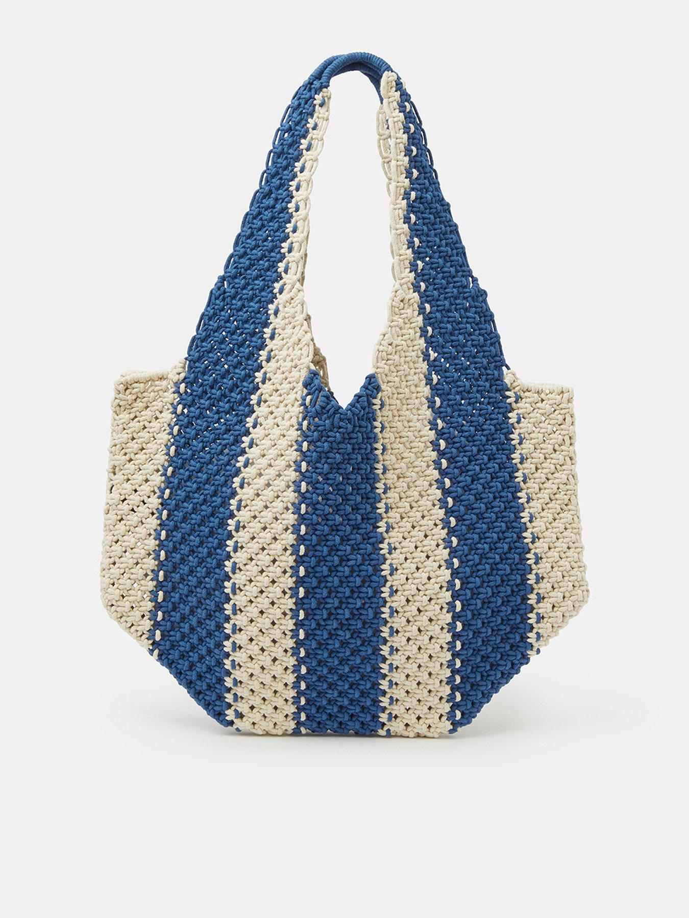 Accessorize Macrame Tote Bag