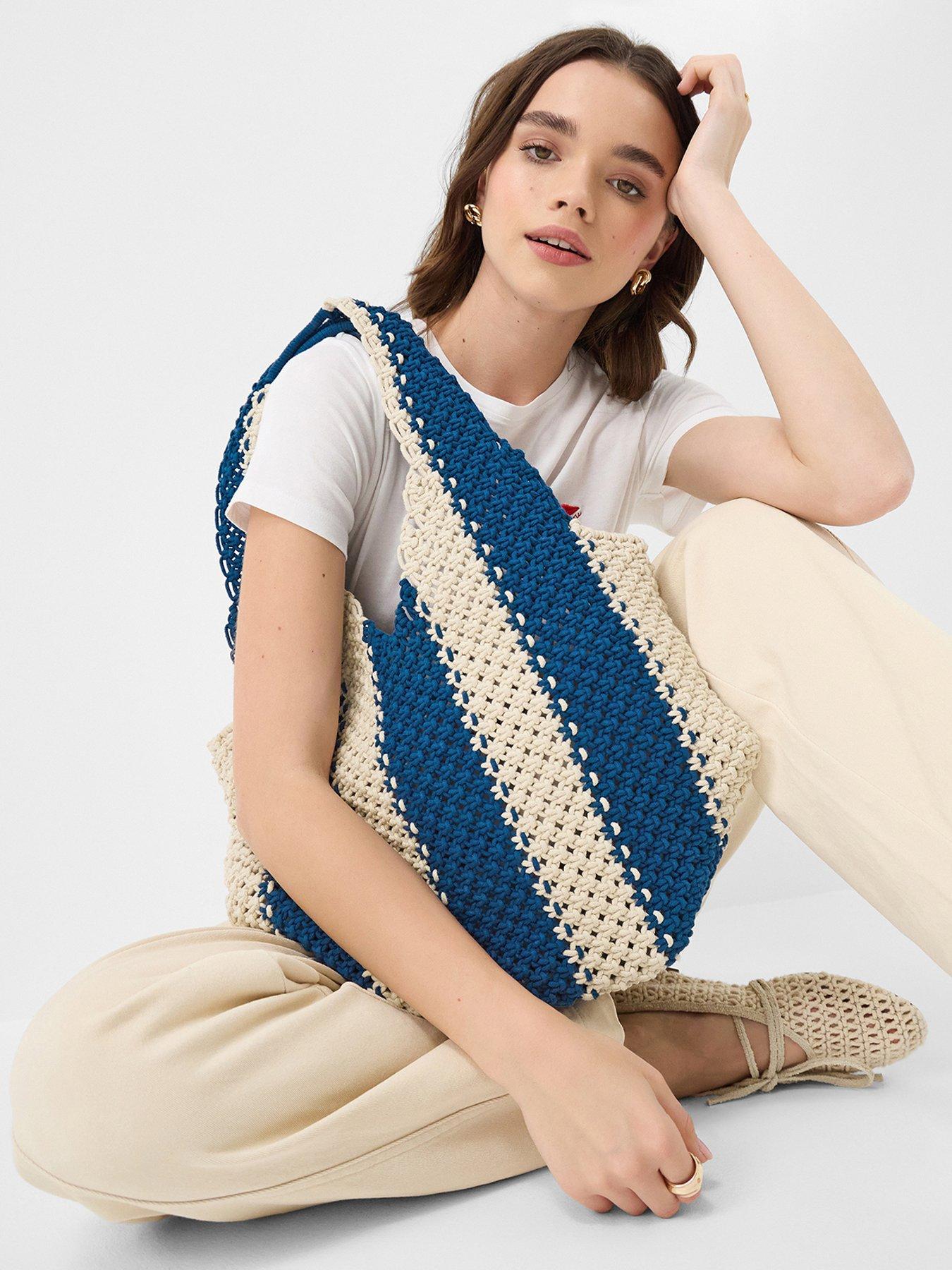 Image 2 of 5 of Accessorize Macrame Tote Bag