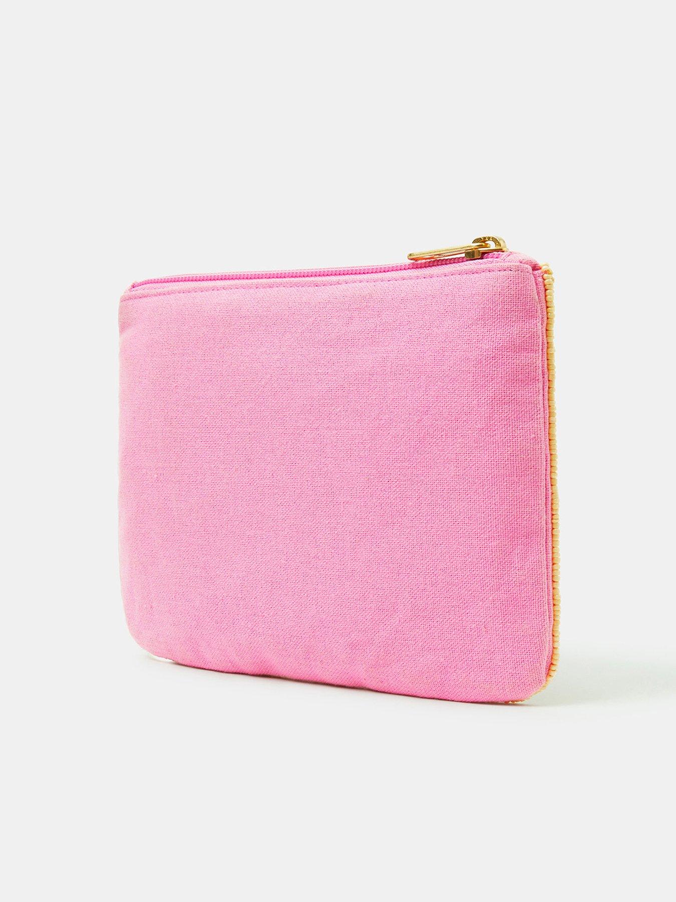 Image 2 of 3 of Accessorize Lobster Beaded Stripe Pouch