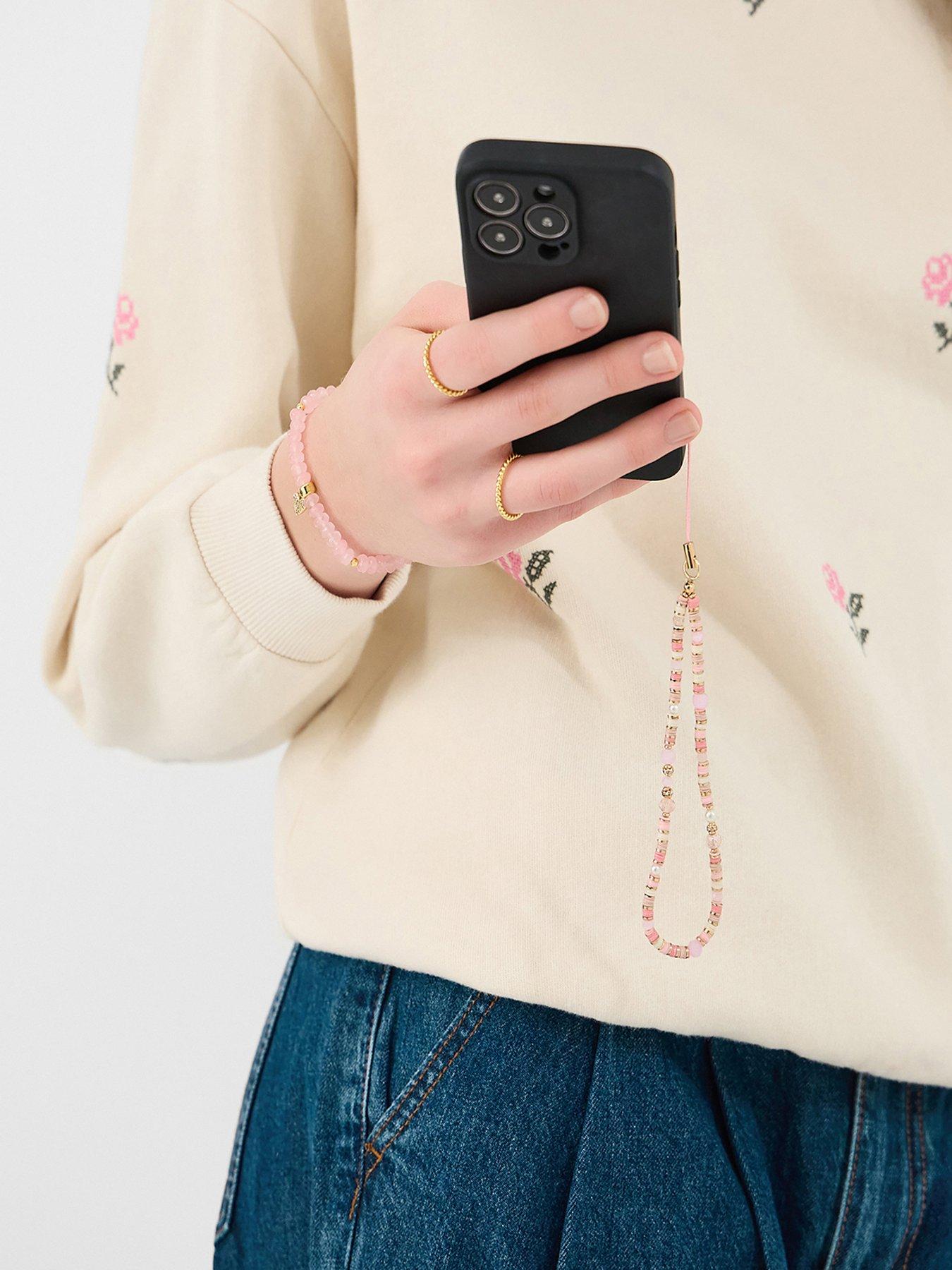 Image 2 of 2 of Accessorize Beaded Phone Strap