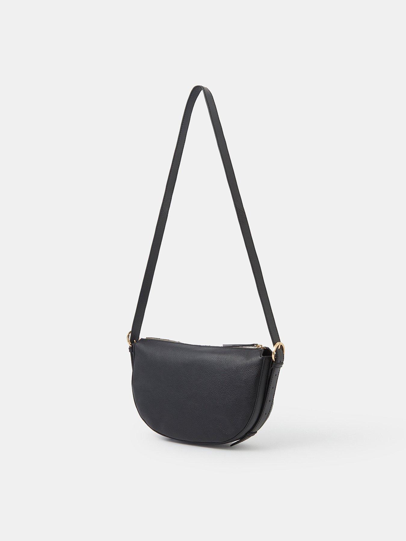  image of accessorize-woven-leather-crossbody-bag