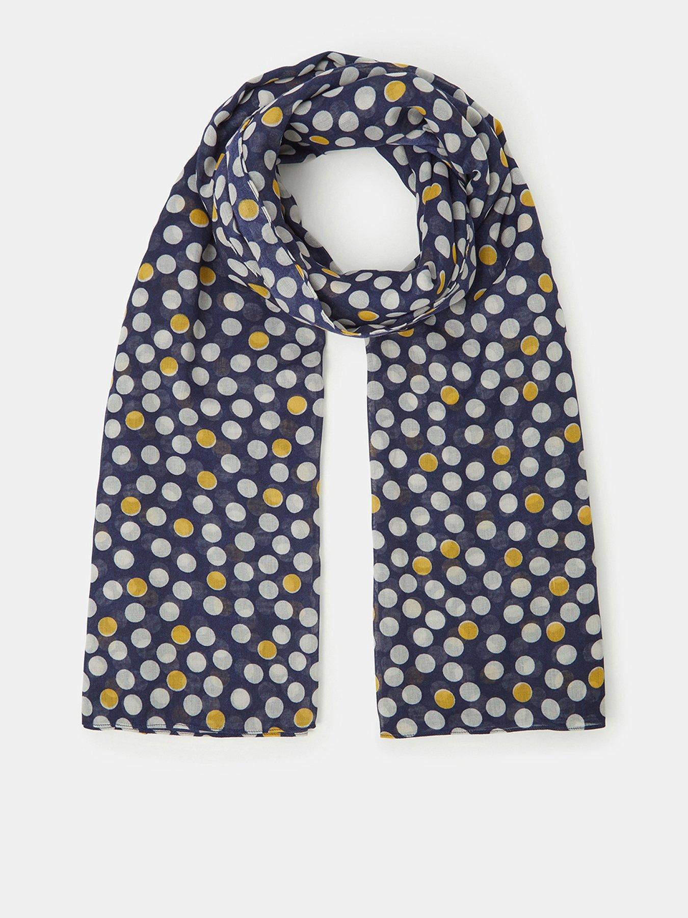 Accessorize Lightweight Polka Dot Scarf