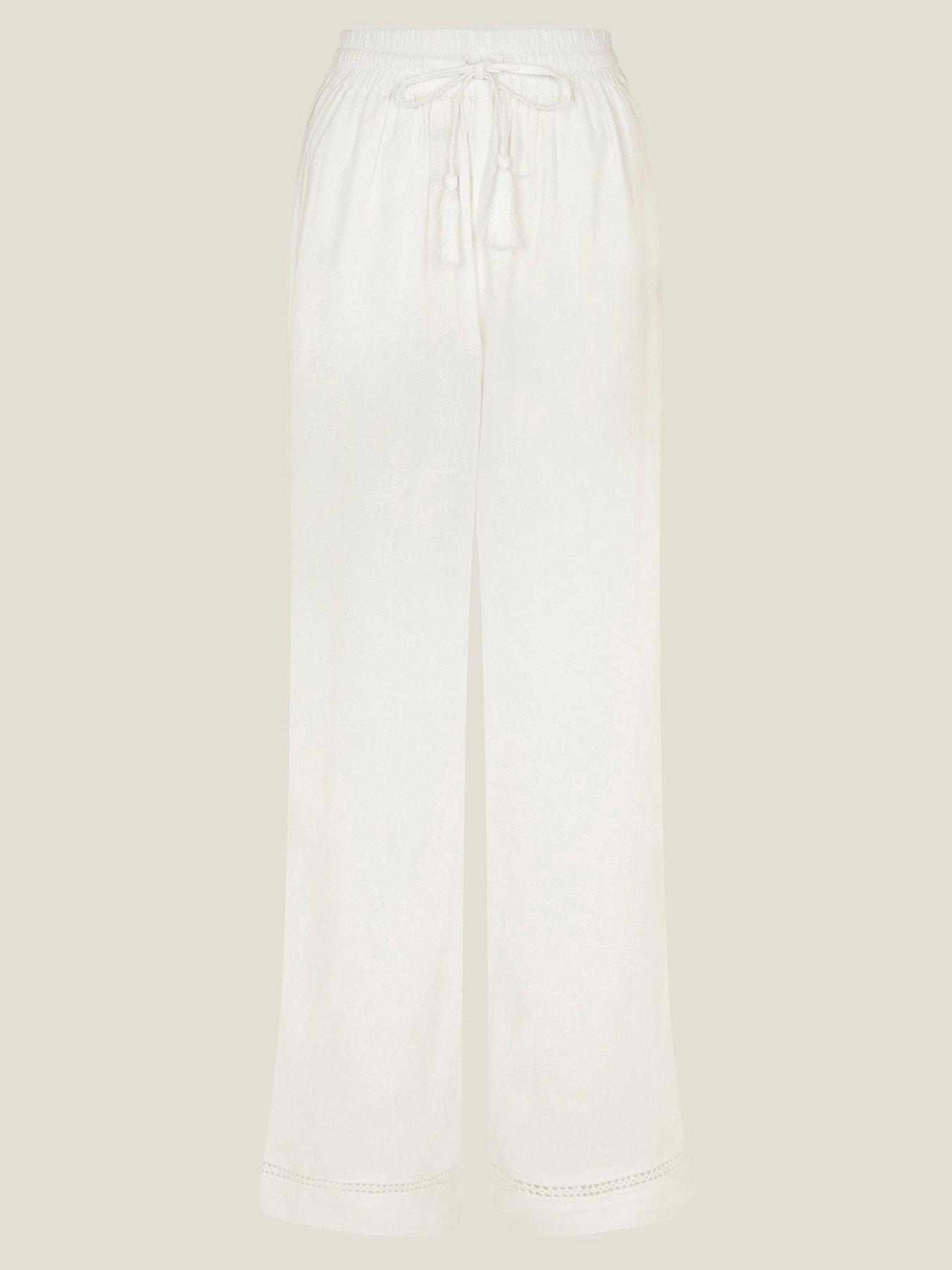 Image 4 of 4 of Accessorize Wide Leg Beach Trousers