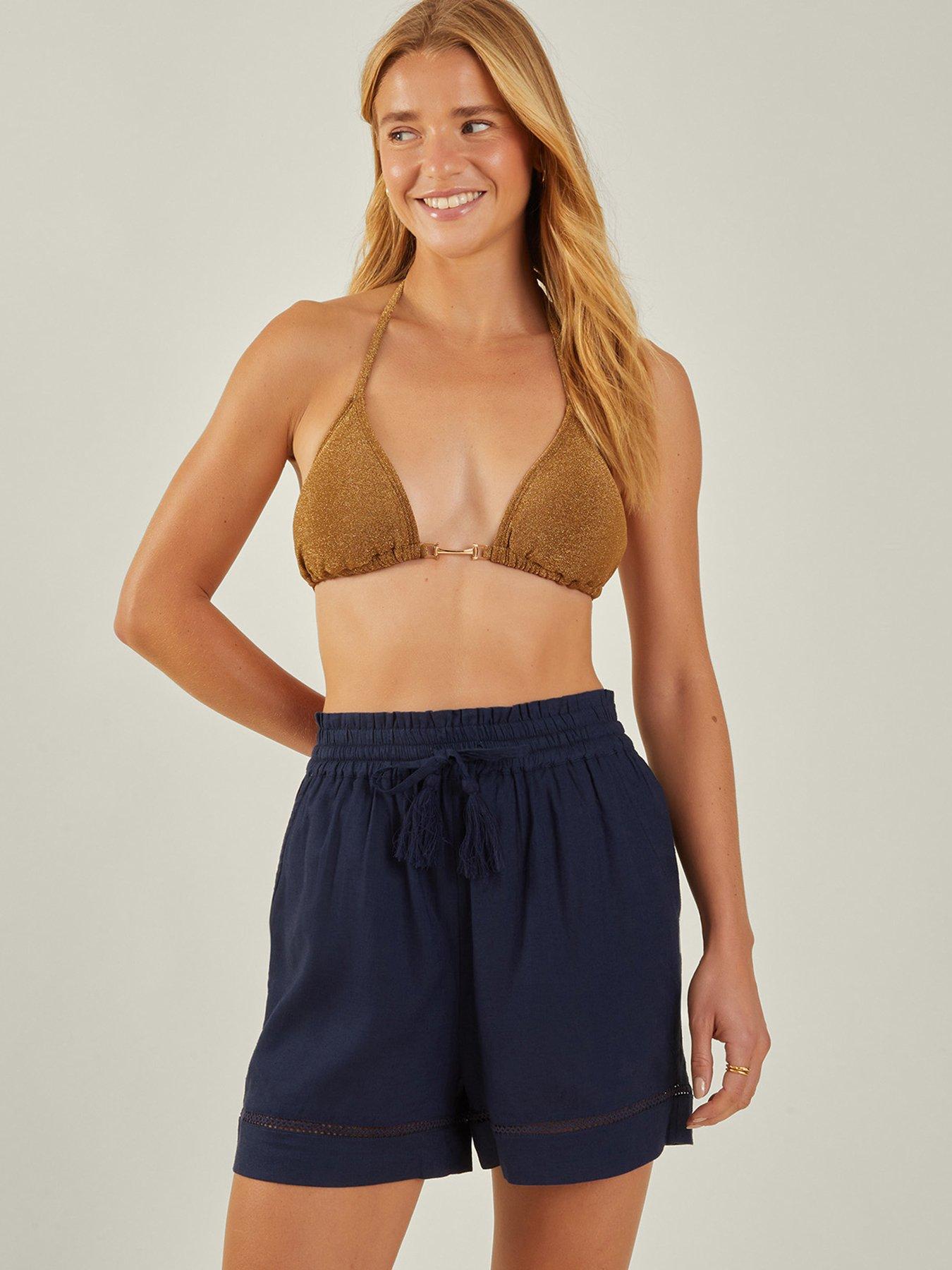Accessorize High Waist Beach Shorts