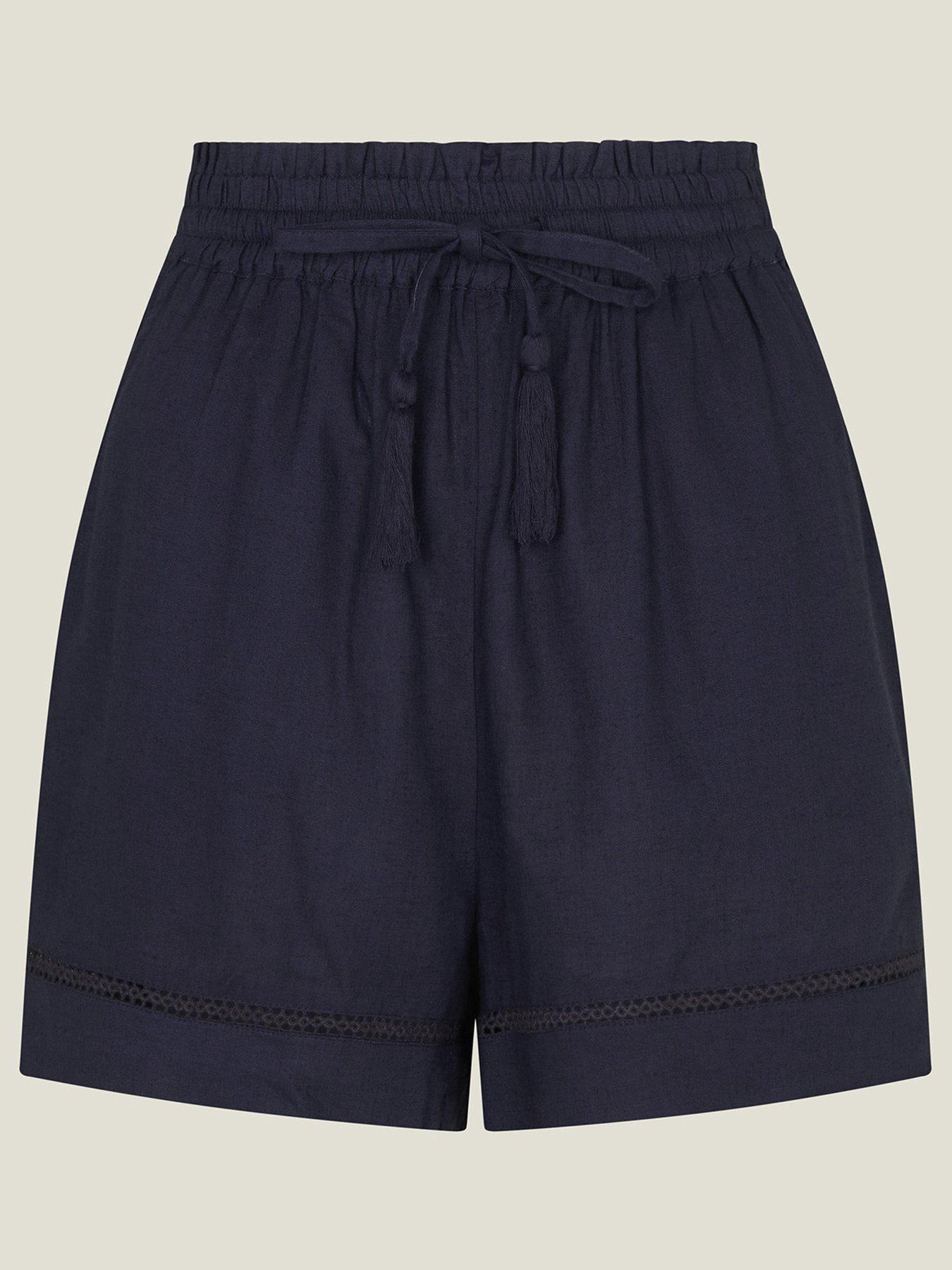 Image 4 of 4 of Accessorize High Waist Beach Shorts