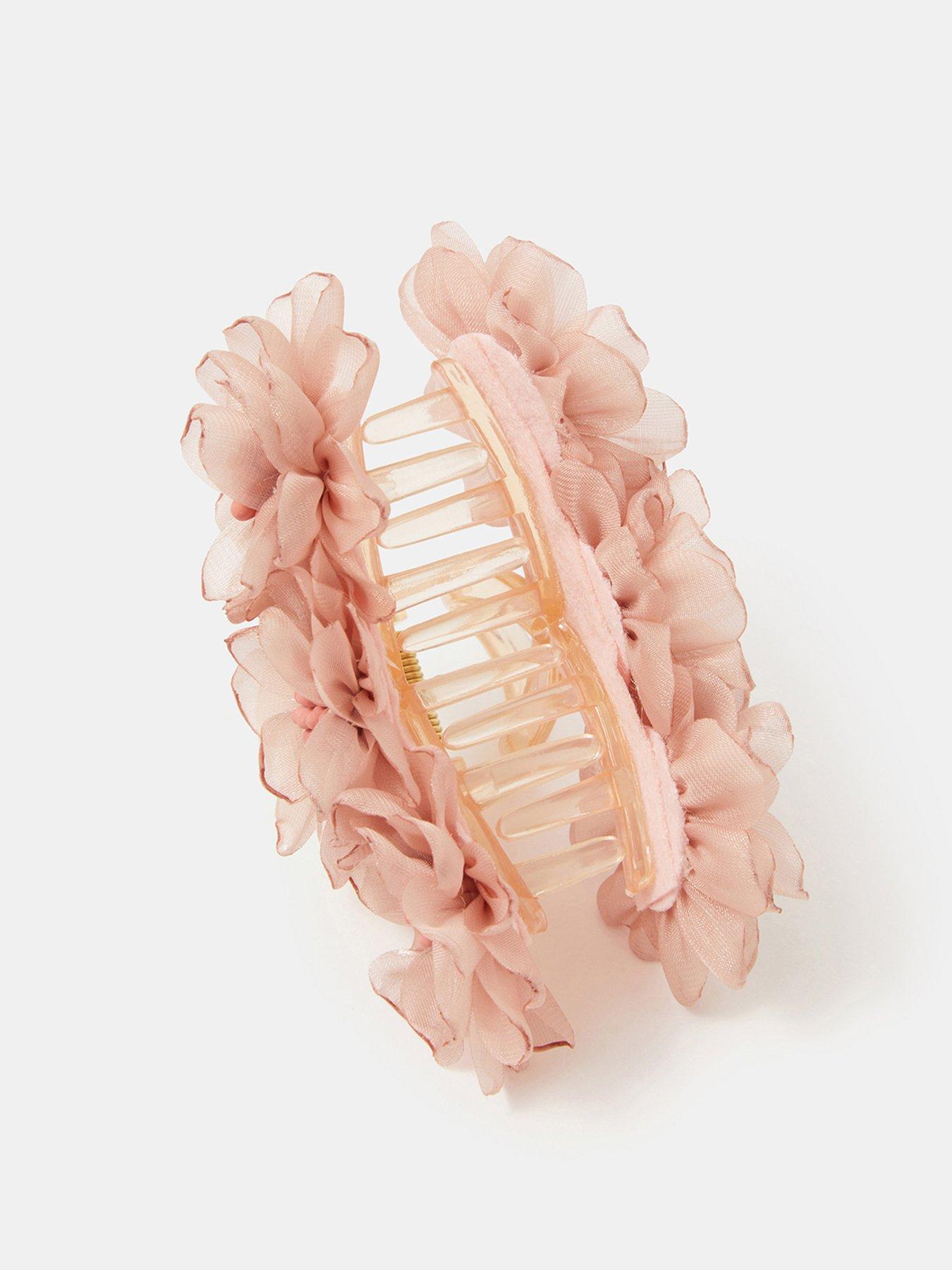  image of accessorize-chiffon-flower-claw-clip