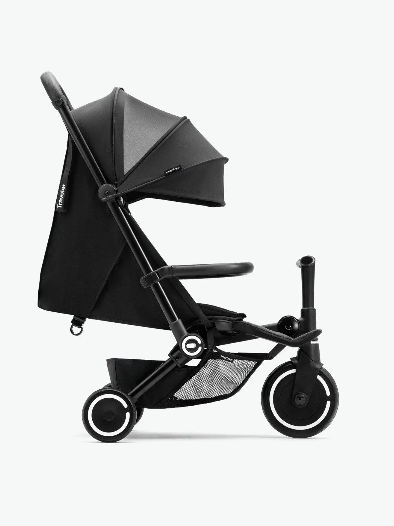 Image 2 of 8 of Smart Trike Traveler Active Stroller & Trike - Black